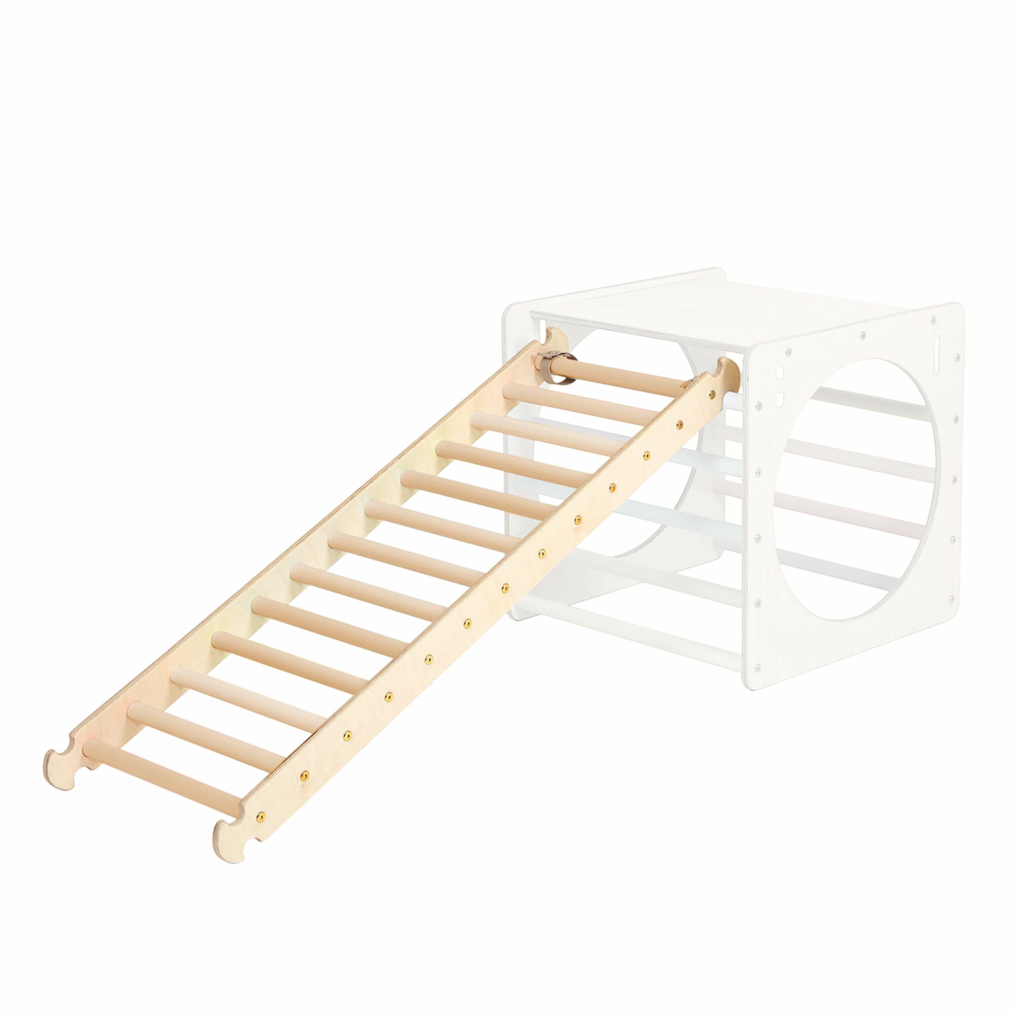 Wooden Ladder Natural-4751038480505 Wooden Ladder Natural