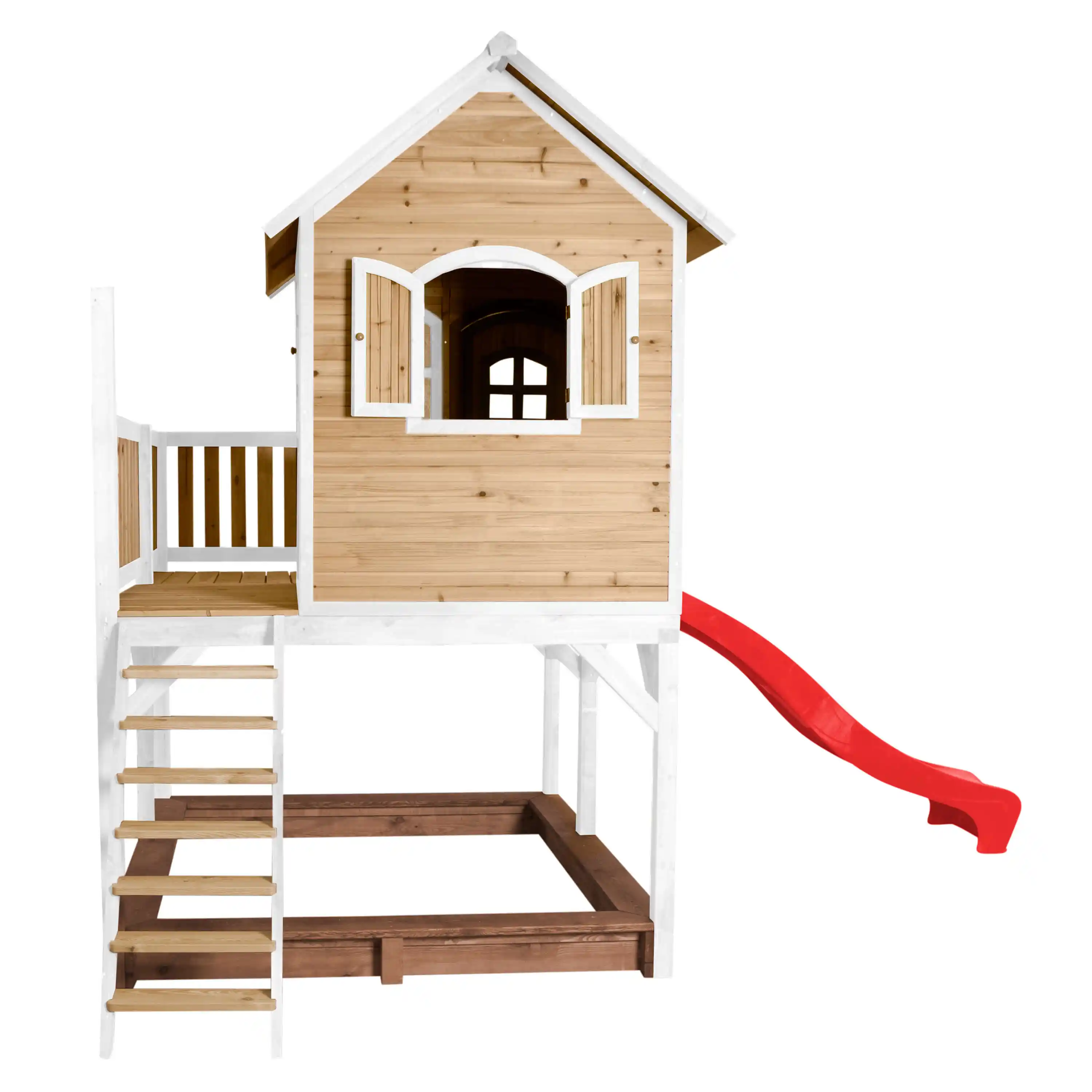 AXI Liam Playhouse Brown/White - Red Slide