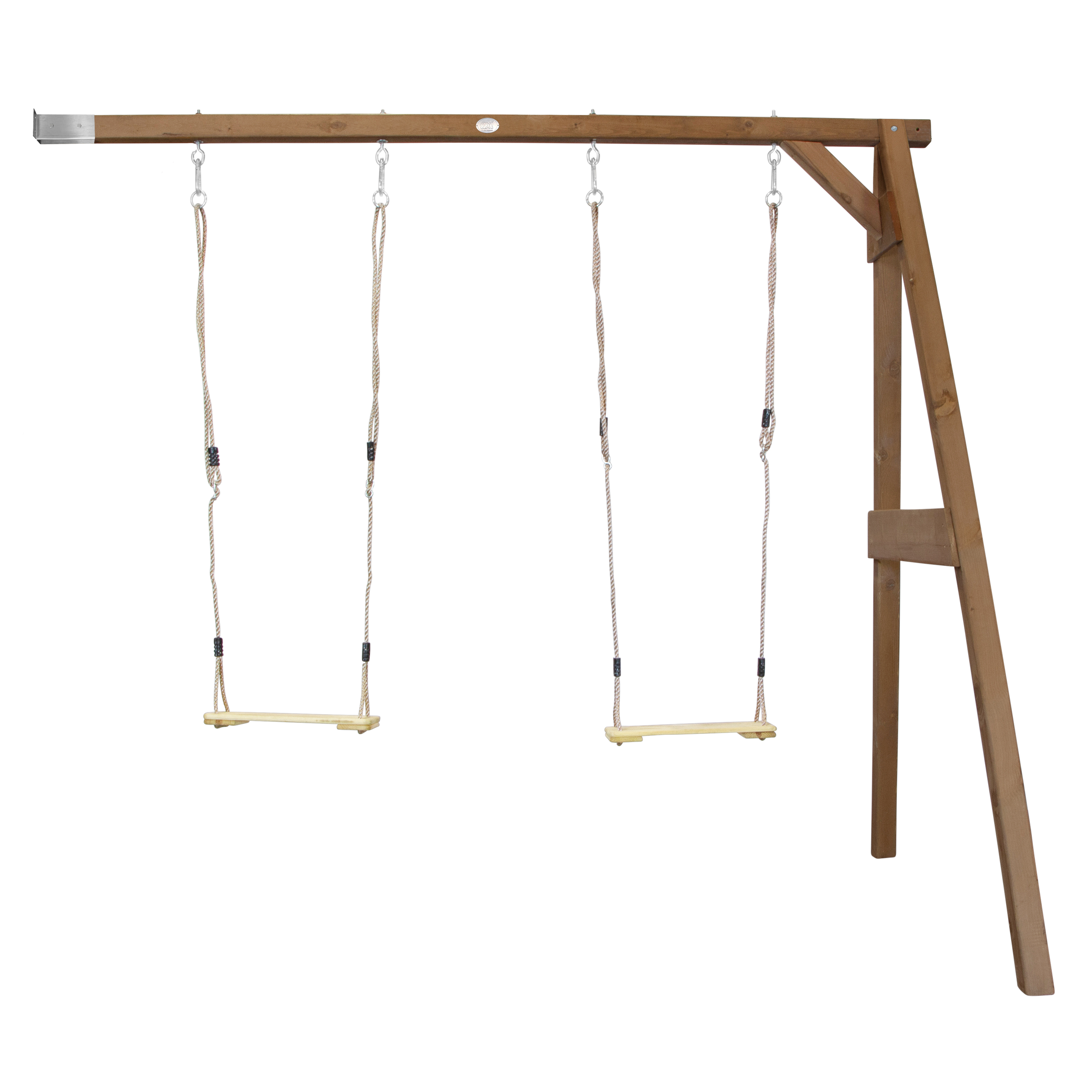 AXI Attachable Double Swing Set - Brown