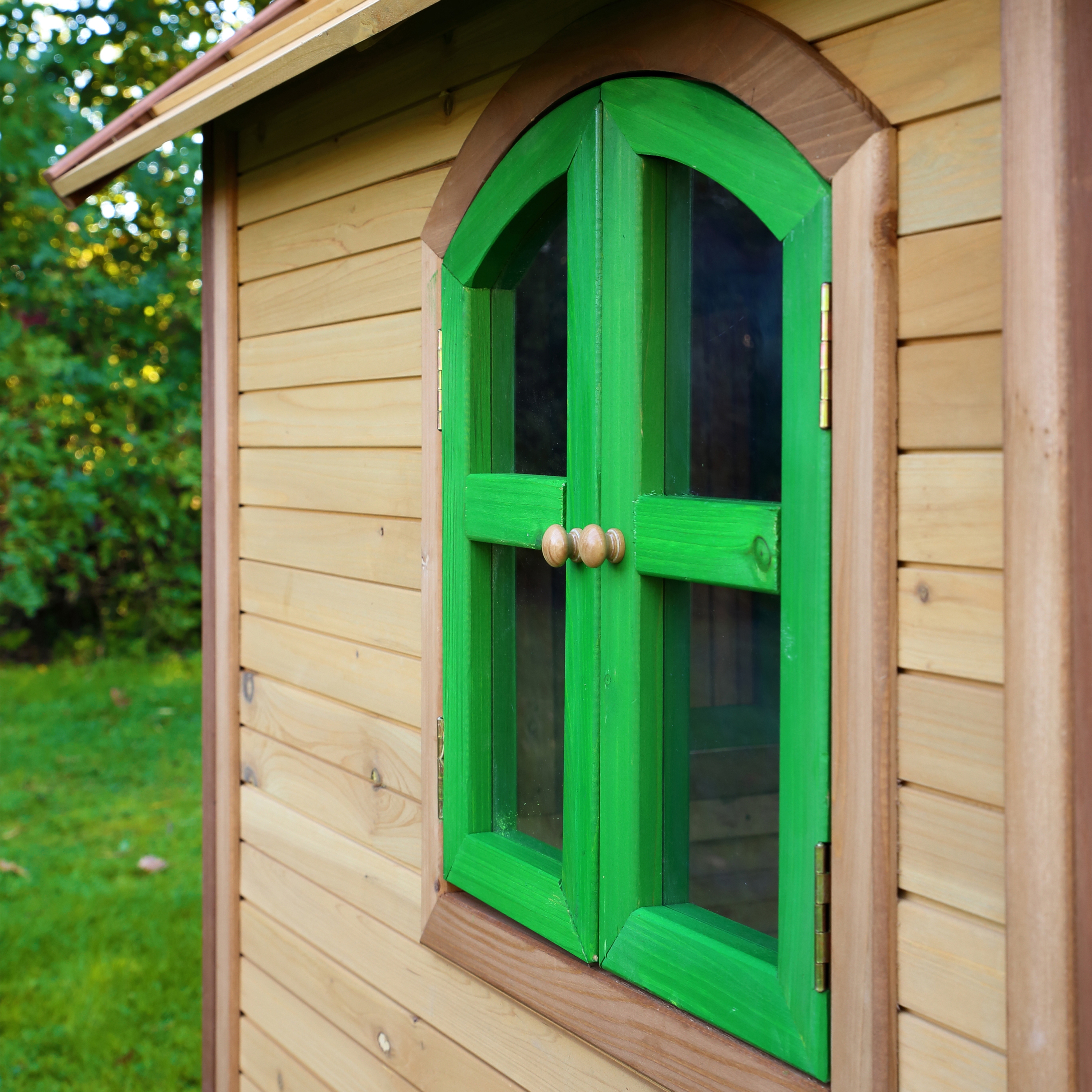 AXI Tom Playhouse Brown/Green - Grey Slide-8717973938040 AXI Tom Playhouse Brown/Green - Grey Slide