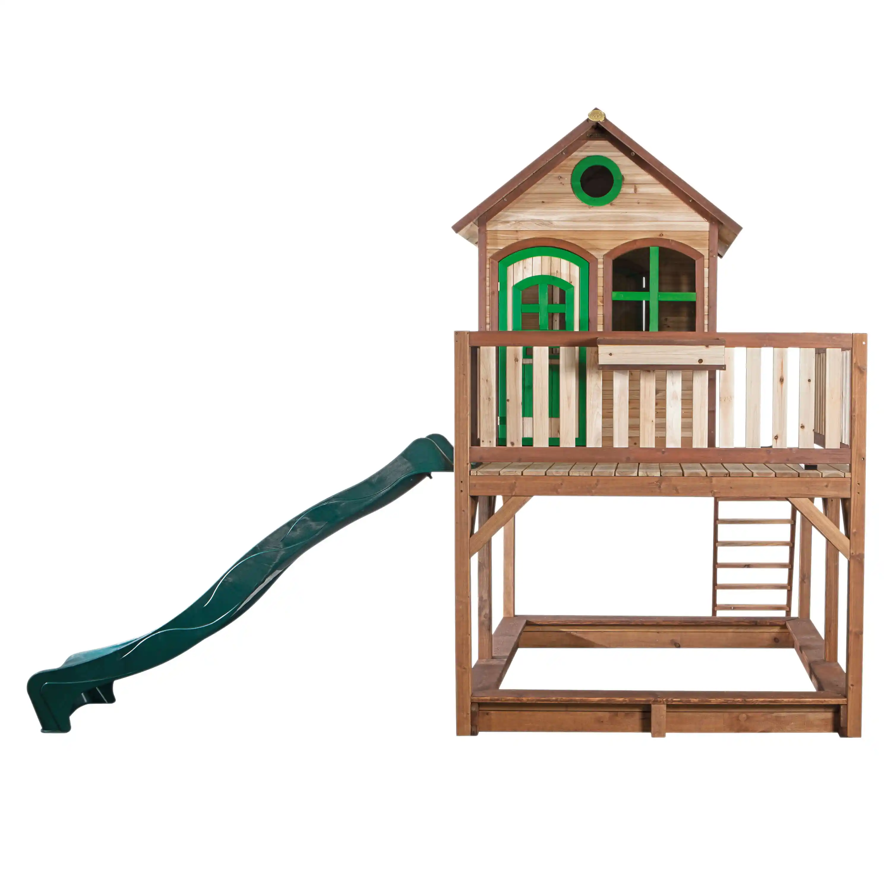 AXI Liam Playhouse Brown/Green - Green Slide