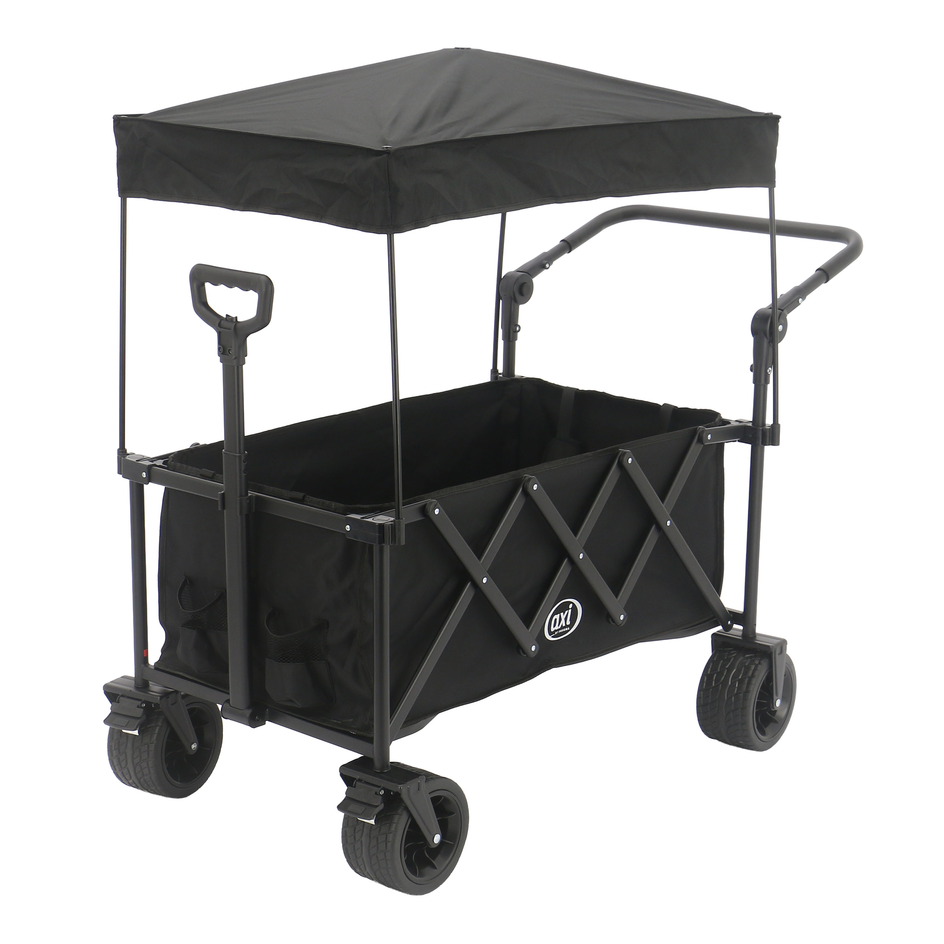AXI SB221 Foldable Beach Wagon with roof - Black