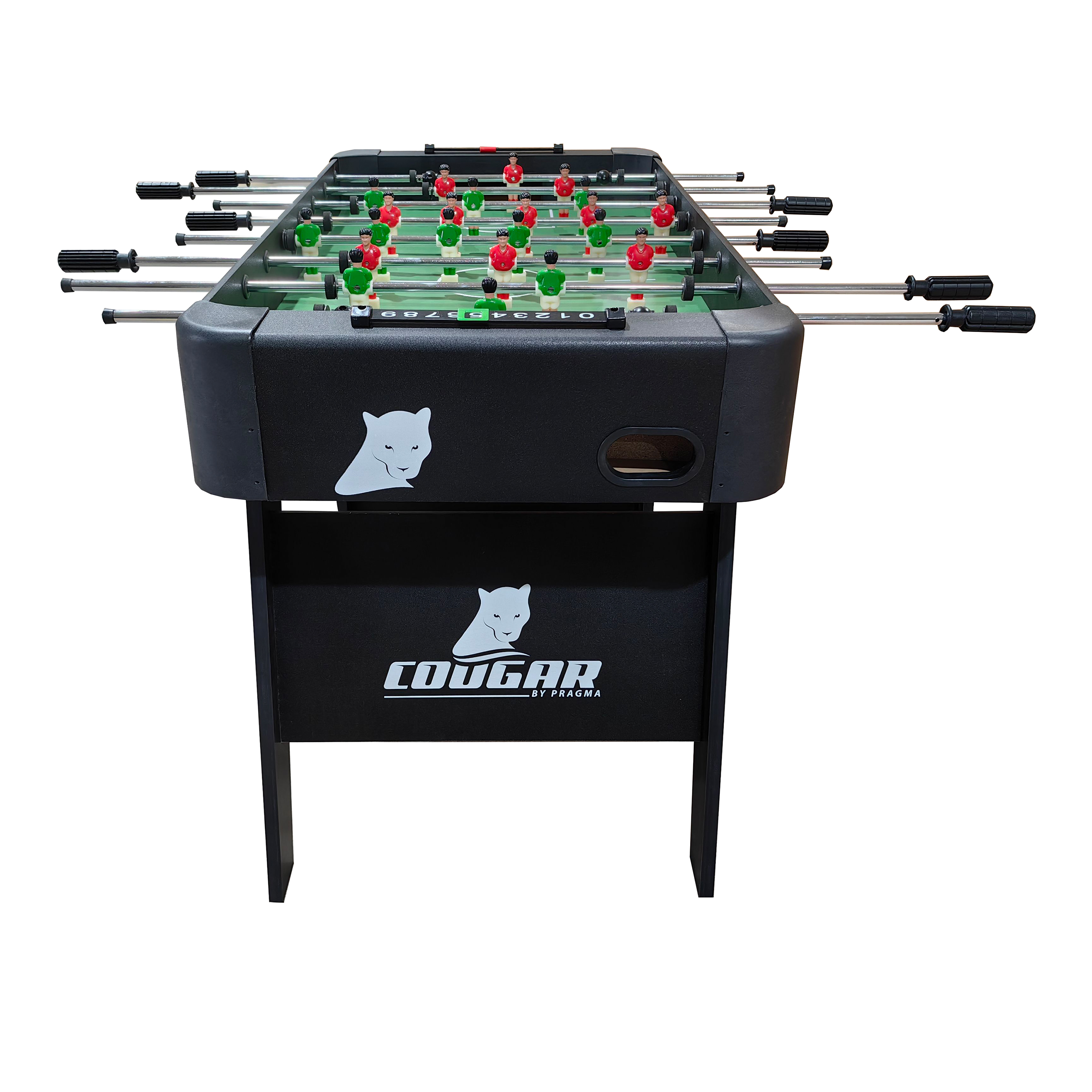 Cougar Around The World Folding Football Table Black