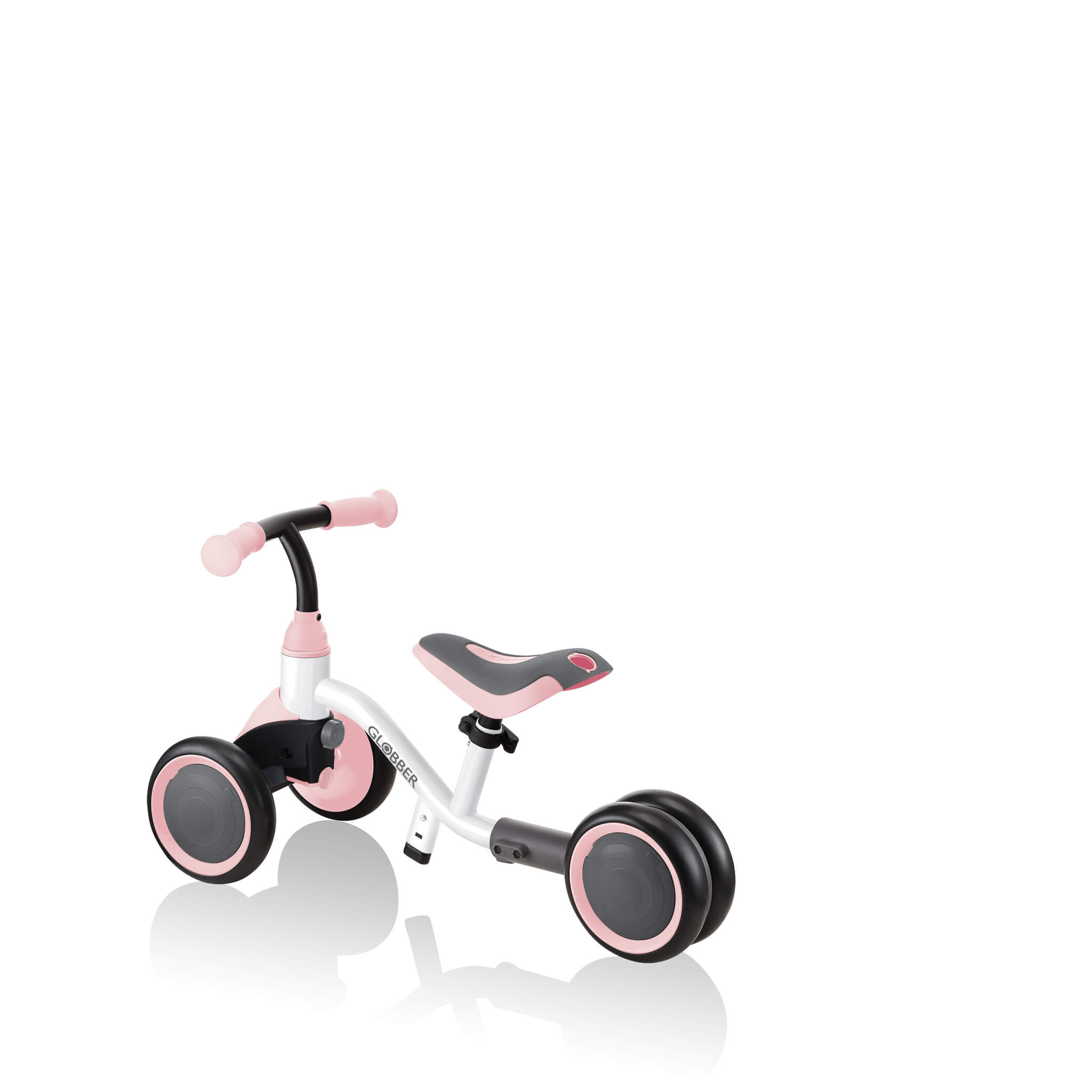 Globber Learning Bike 3-in-1 - White/Pastel Pink