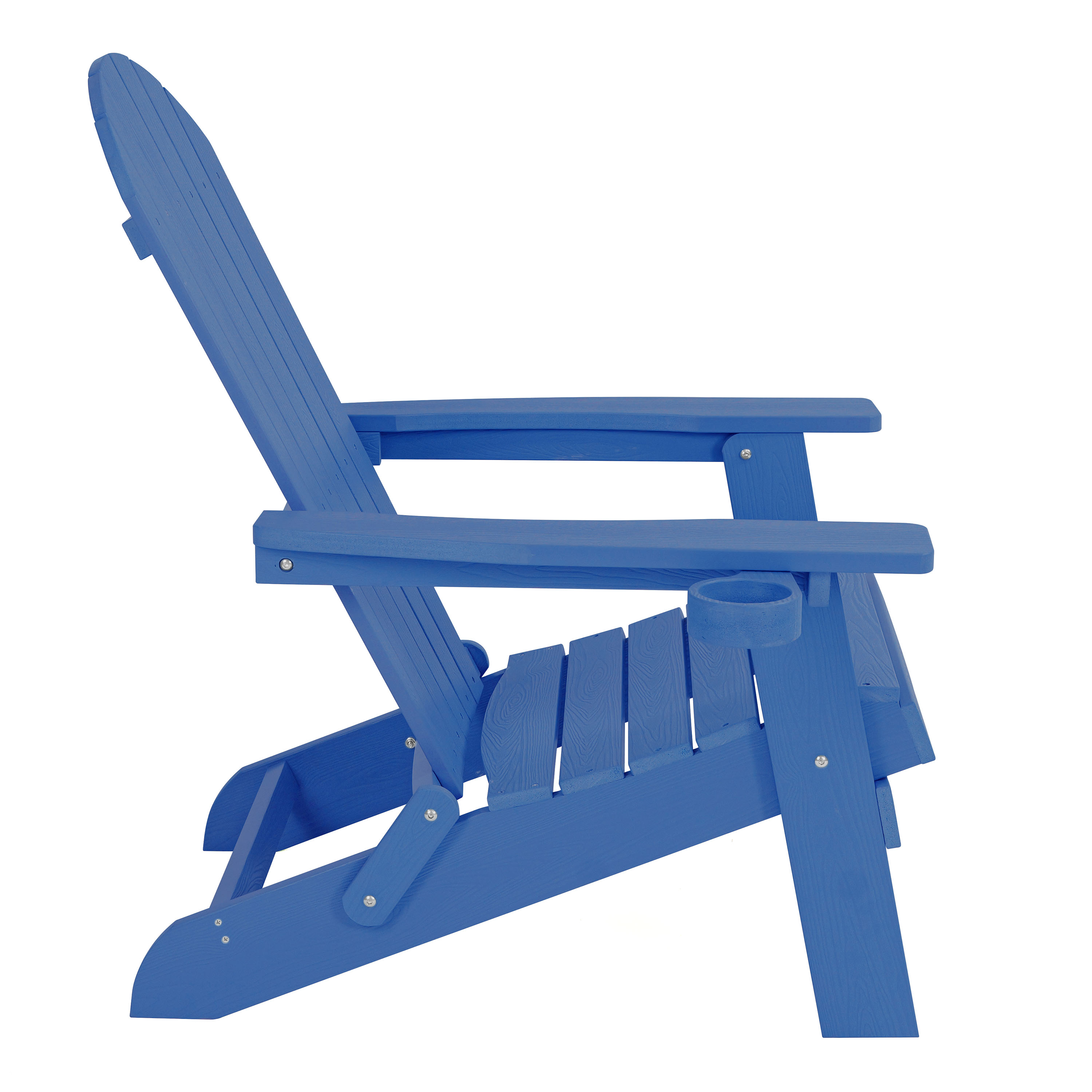 AXI Claire Folding Adirondack Chair Plastic Blue