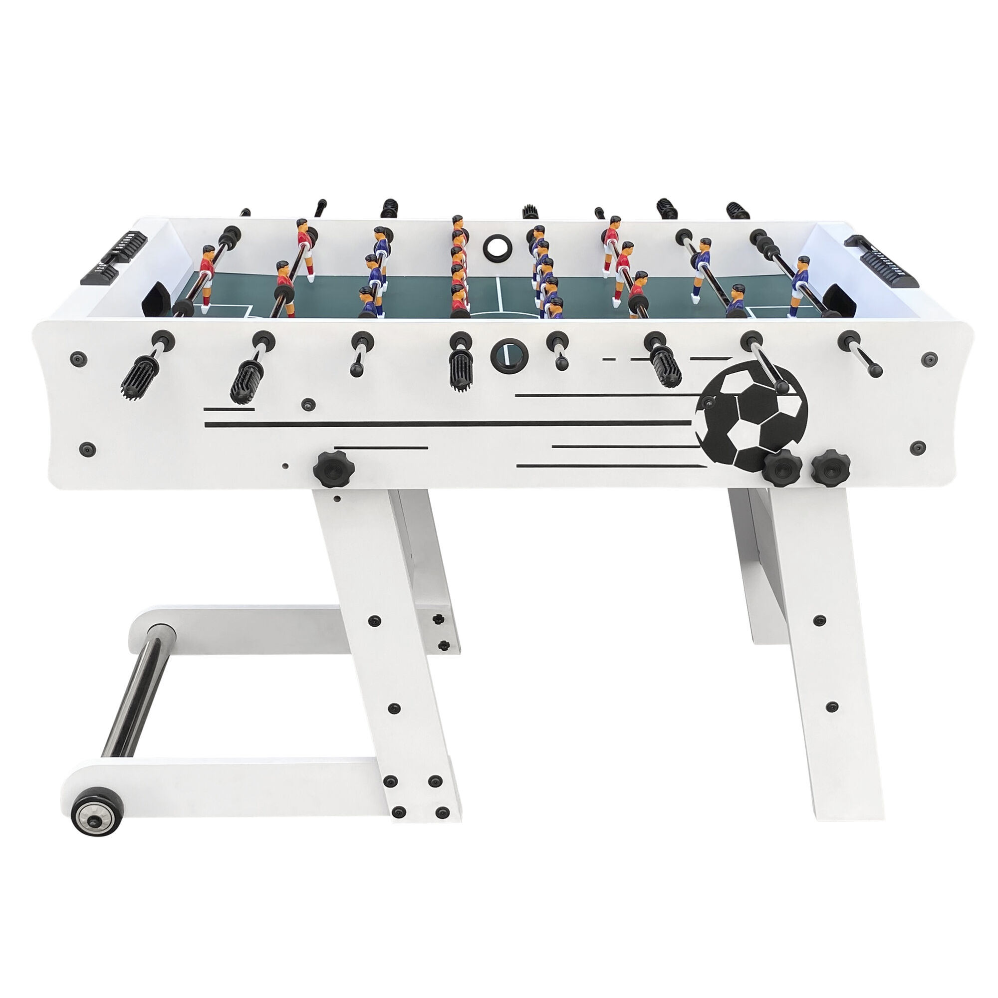 Cougar Scorpion Kick folding Football Table - White