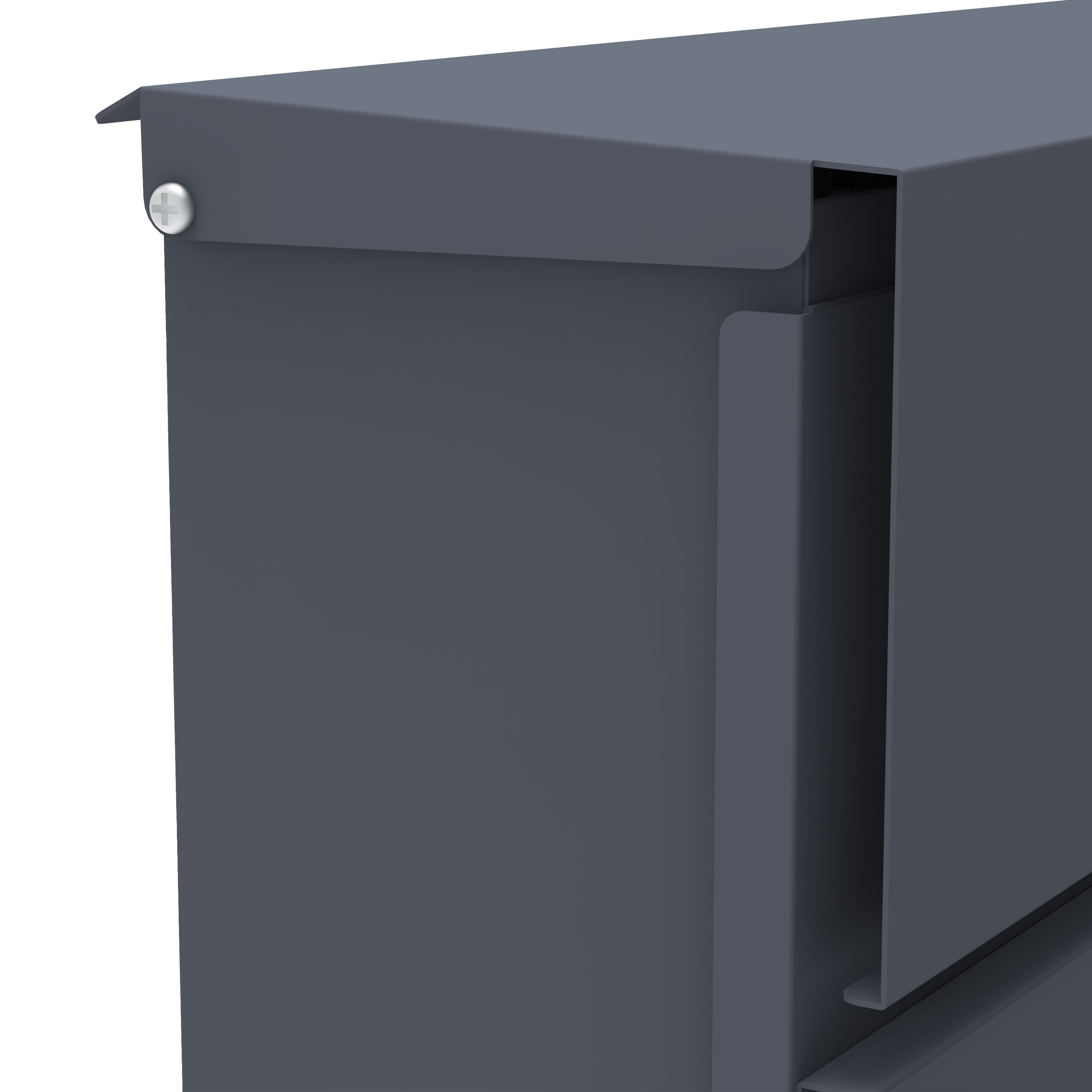 AXI Jake Metal Letterbox Anthracite