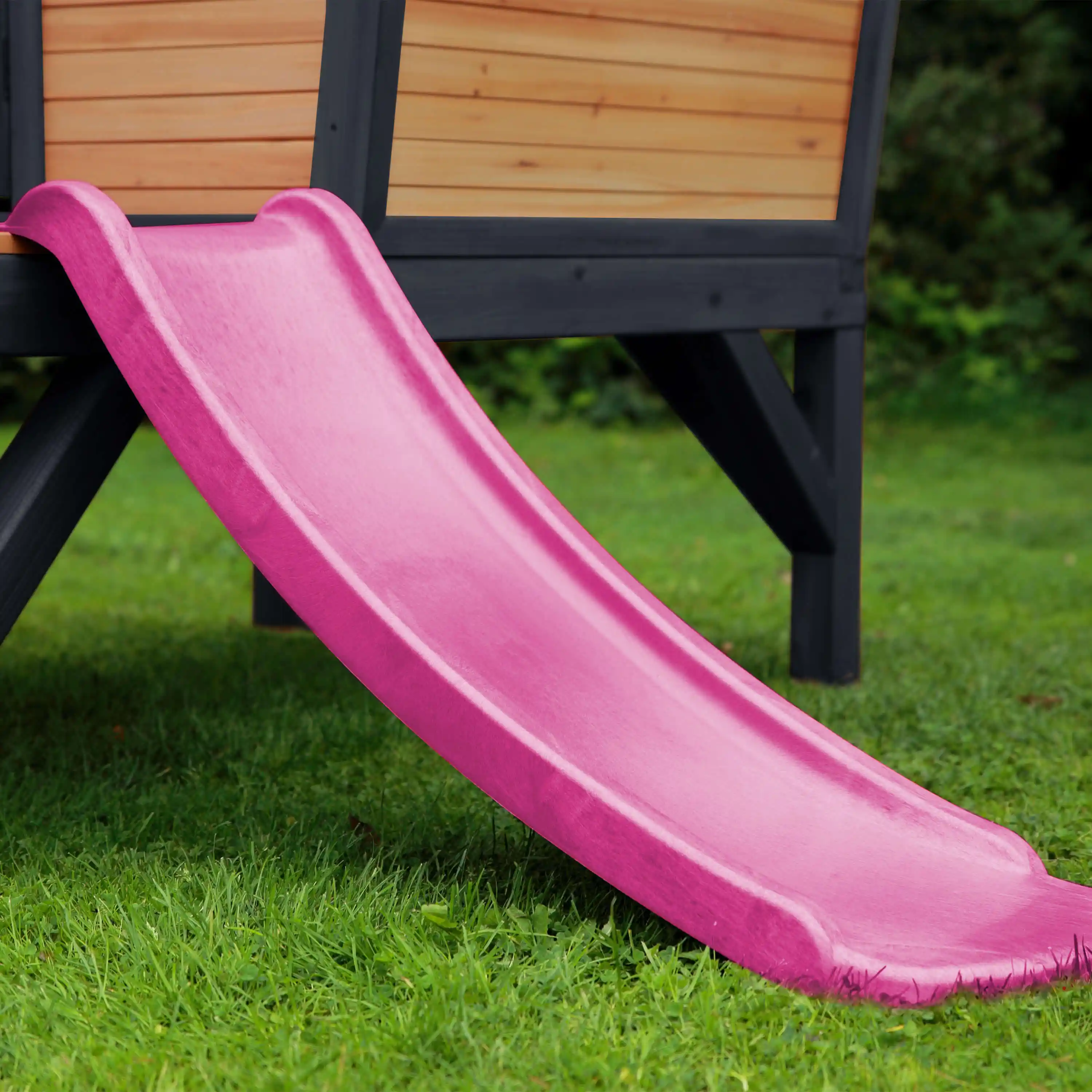 AXI Robin Playhouse Brown/Anthracite - Purple Slide