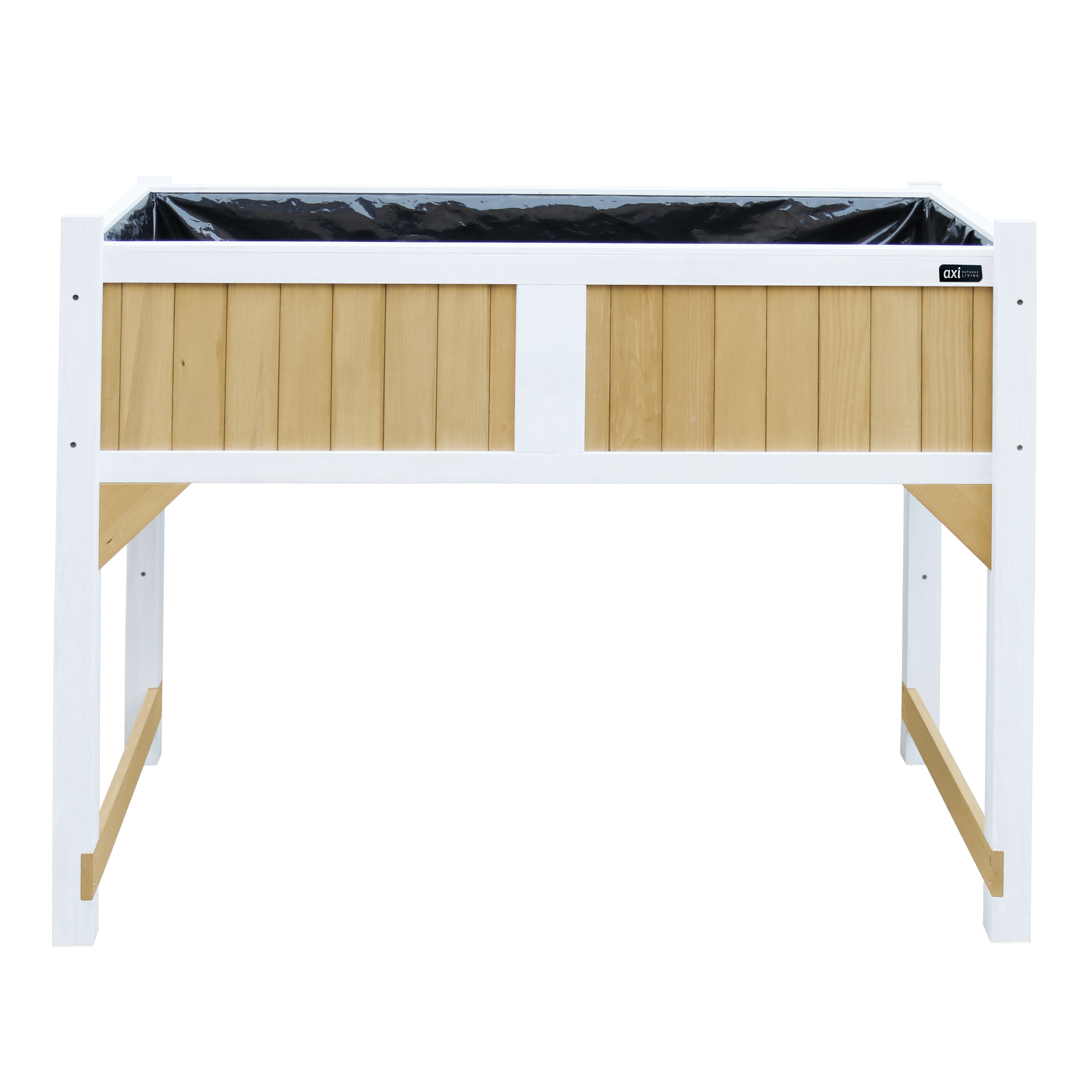 AXI Gardening Table with ground cloth - Brown/White