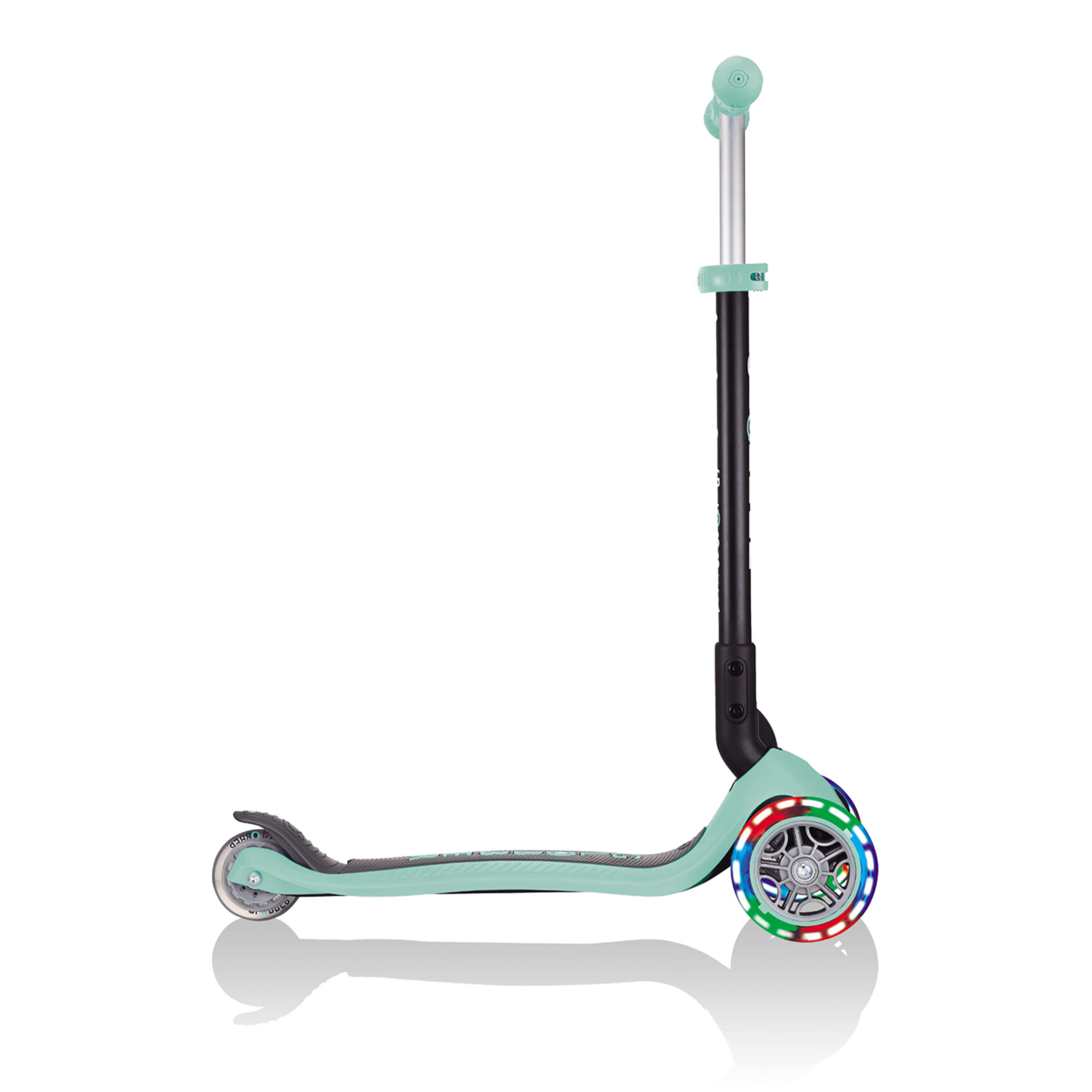 Globber Go up Foldable Plus Lights 3-in-1 Scooter - Pastel Mint