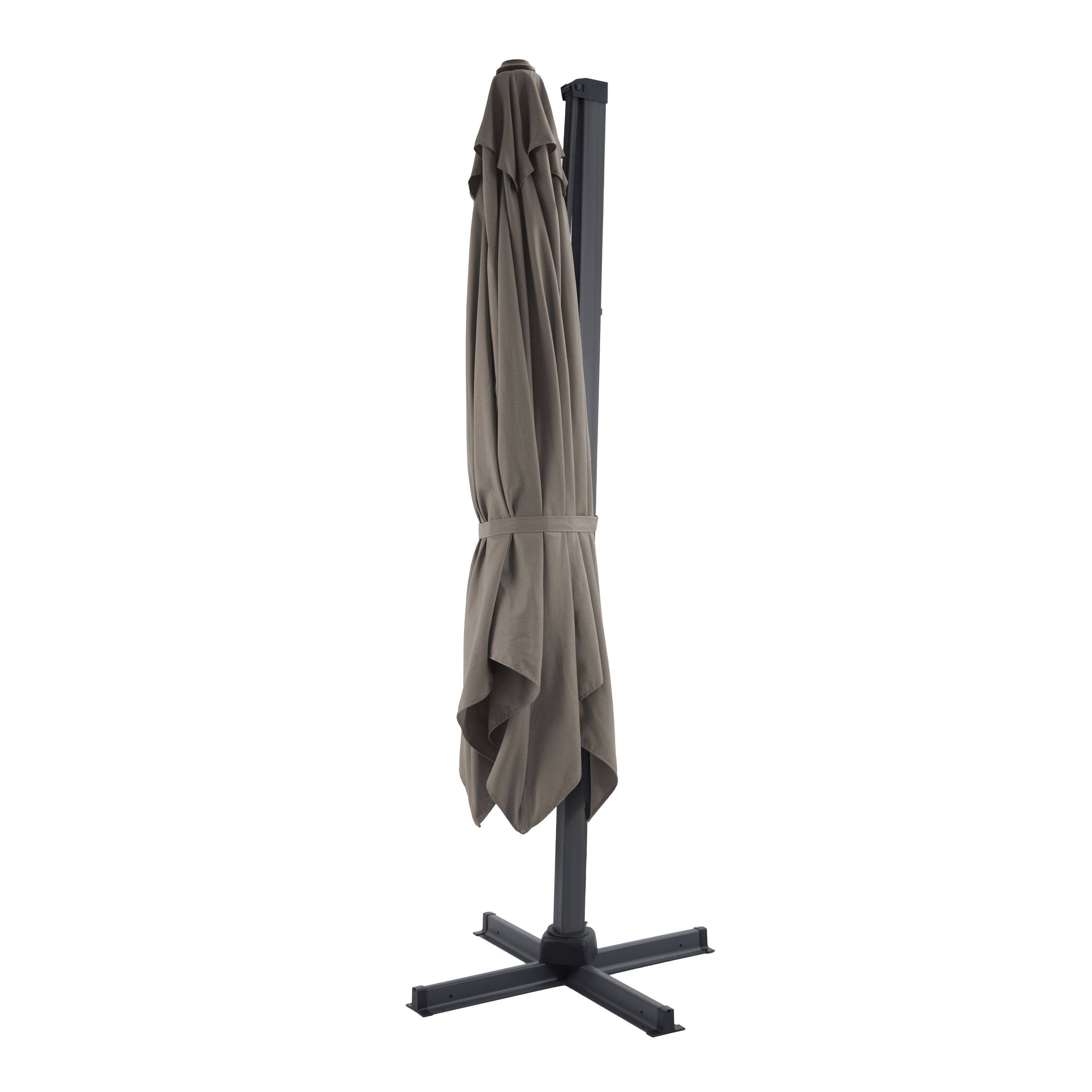 AXI Apollo Premium Cantilever Parasol 300x300cm - Grey/Taupe