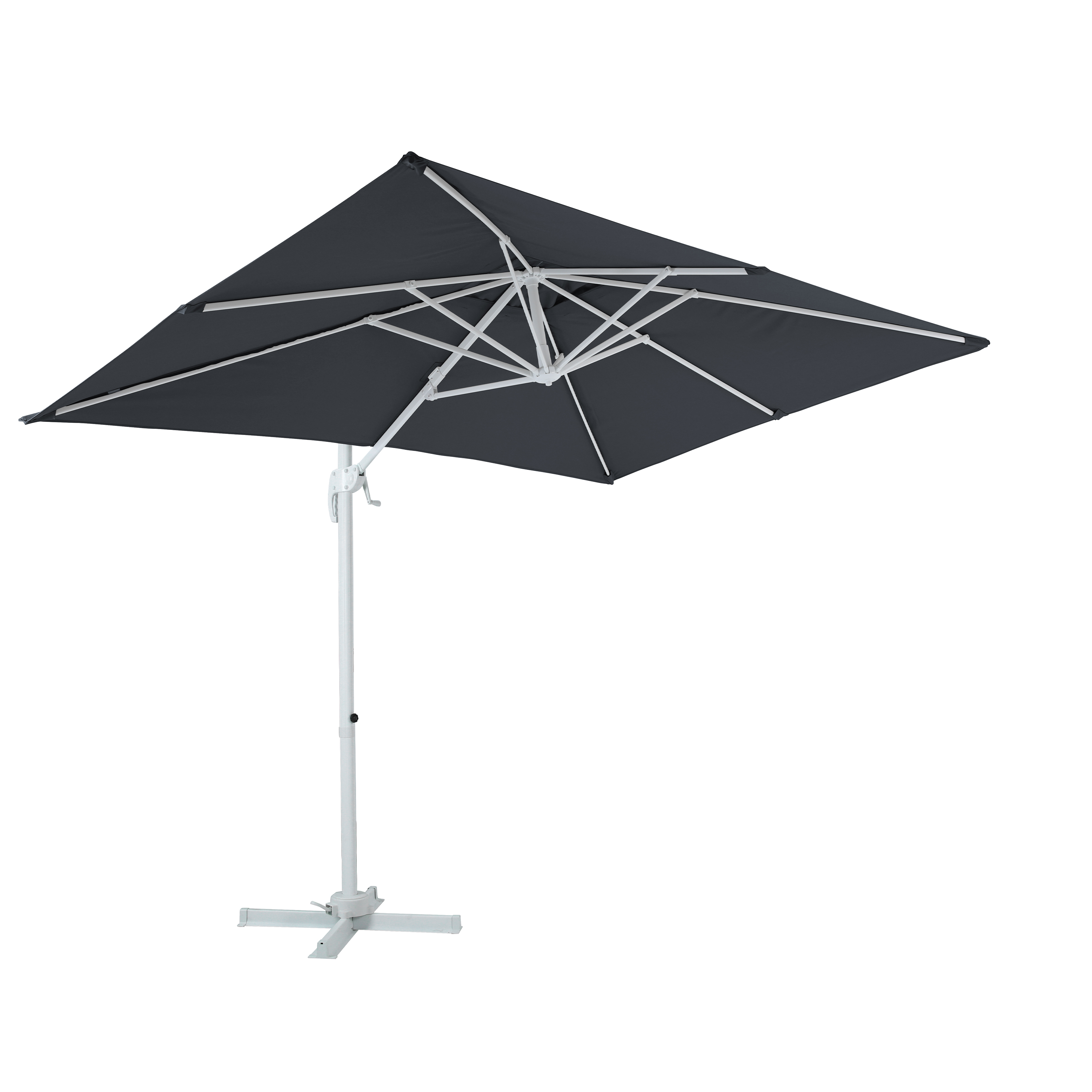 AXI Coco Cantilever Parasol 200x300cm - White/Grey