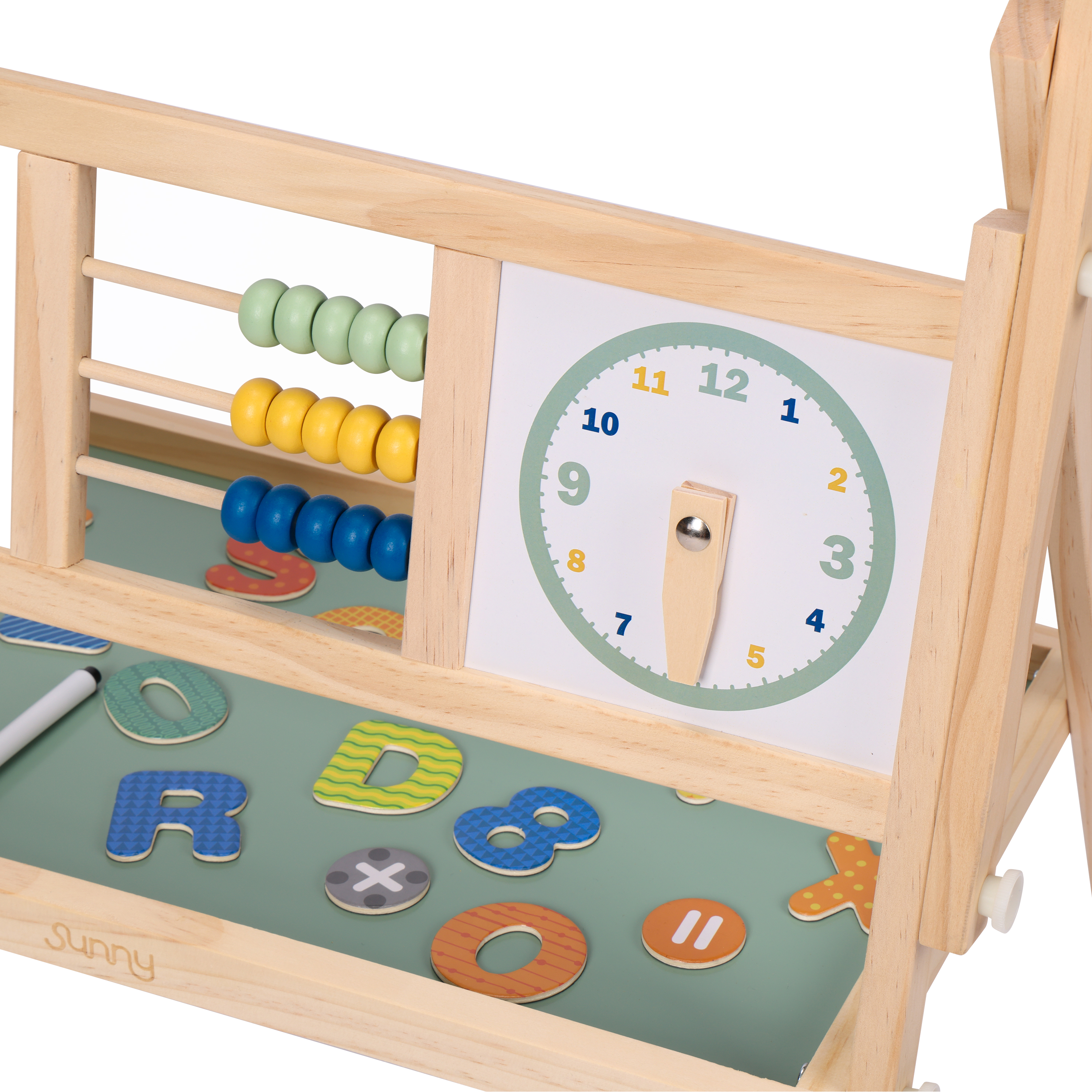 Sunny Nola Activity Easel - Natural Brown