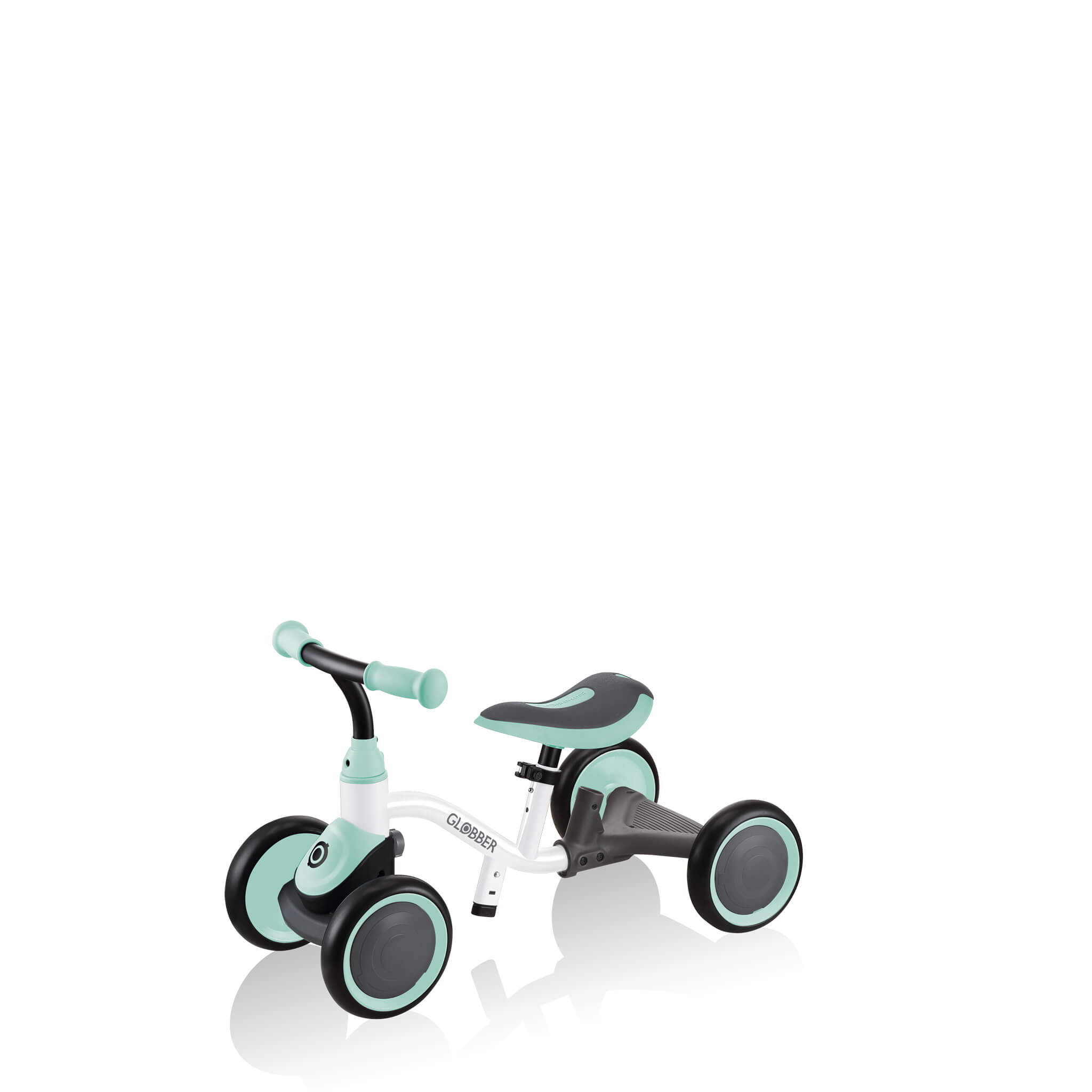 Globber Learning Bike 3-in-1 Leerfiets Wit Pastel Mint