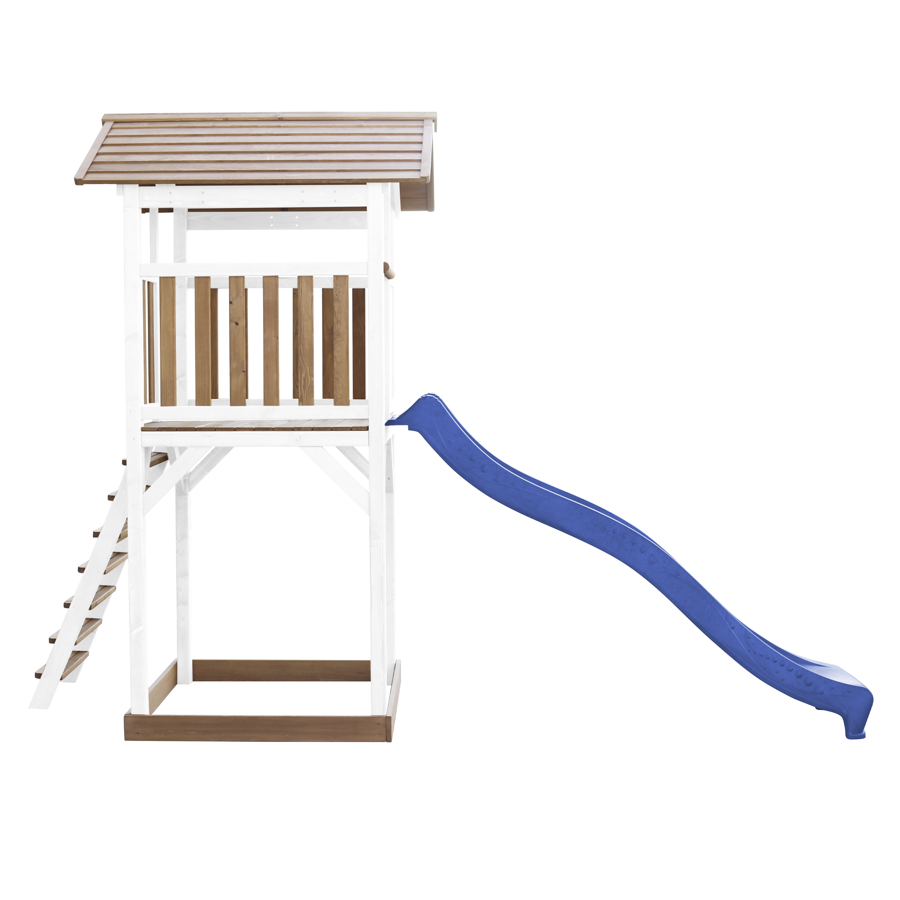 AXI Beach Tower Brown/White - Blue Slide