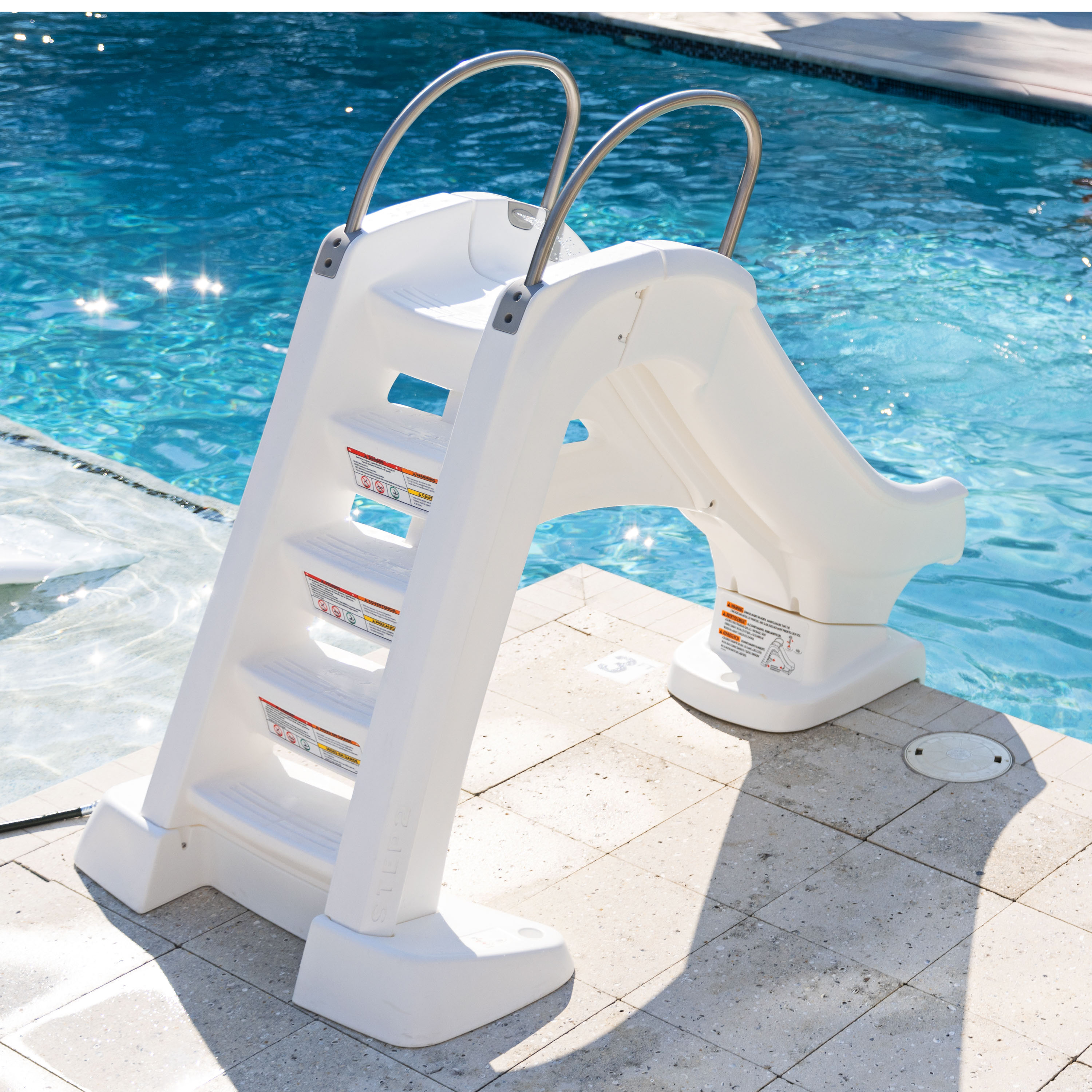 Step2 Vero Poolside Pool Slide White