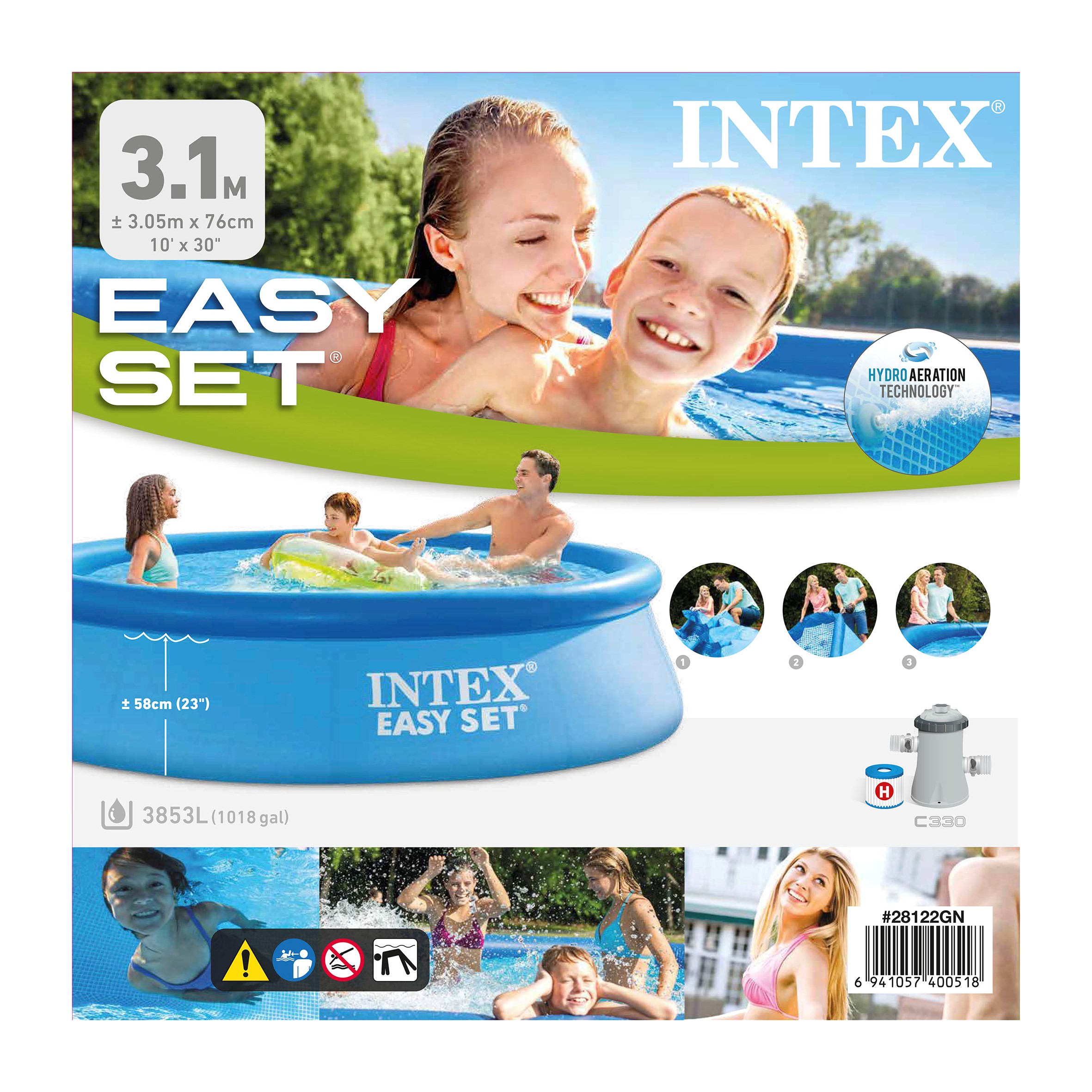 Intex Easy Set Swimming Pool Ø 305x76cm with filter pump