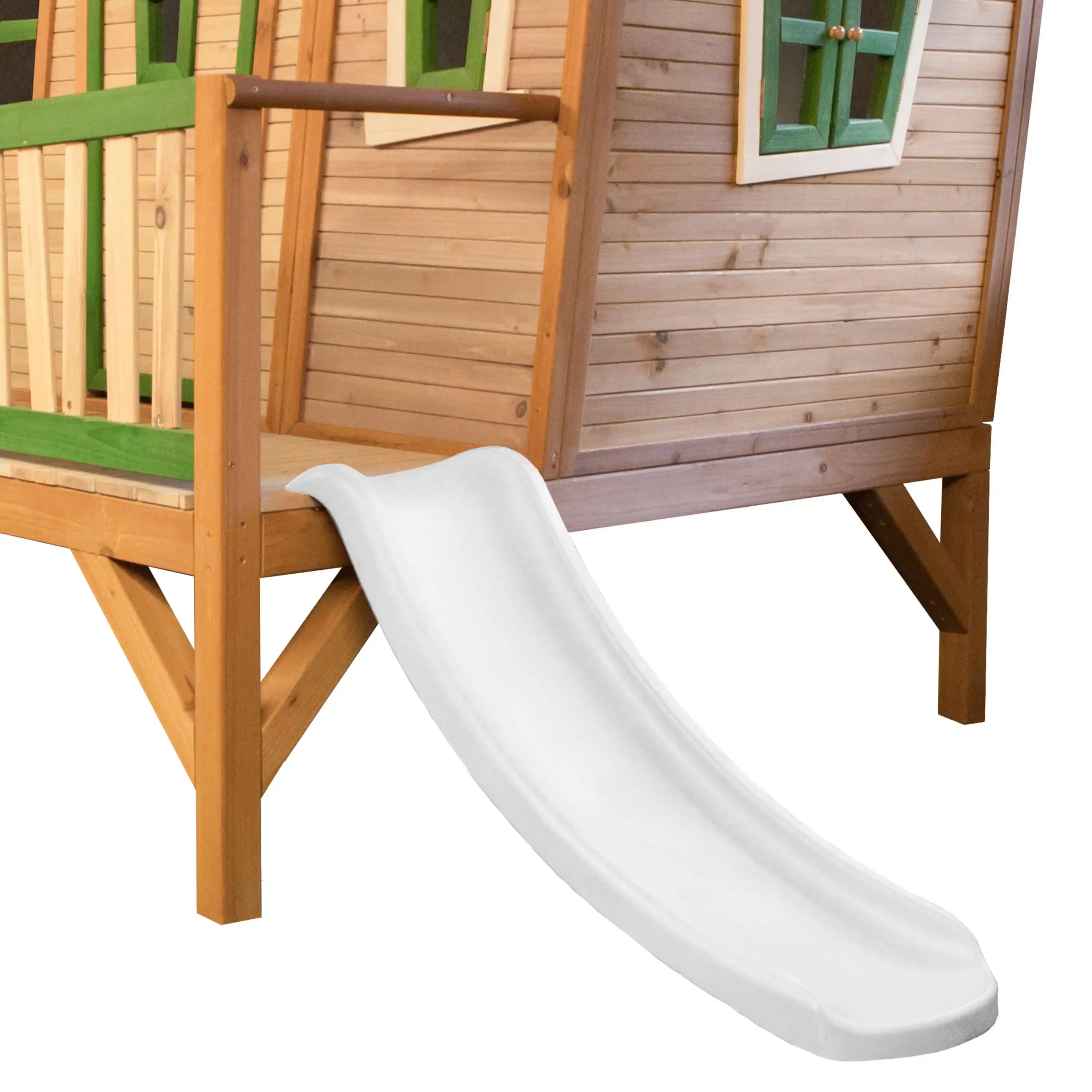 AXI Emma Playhouse Brown/Green - White Slide