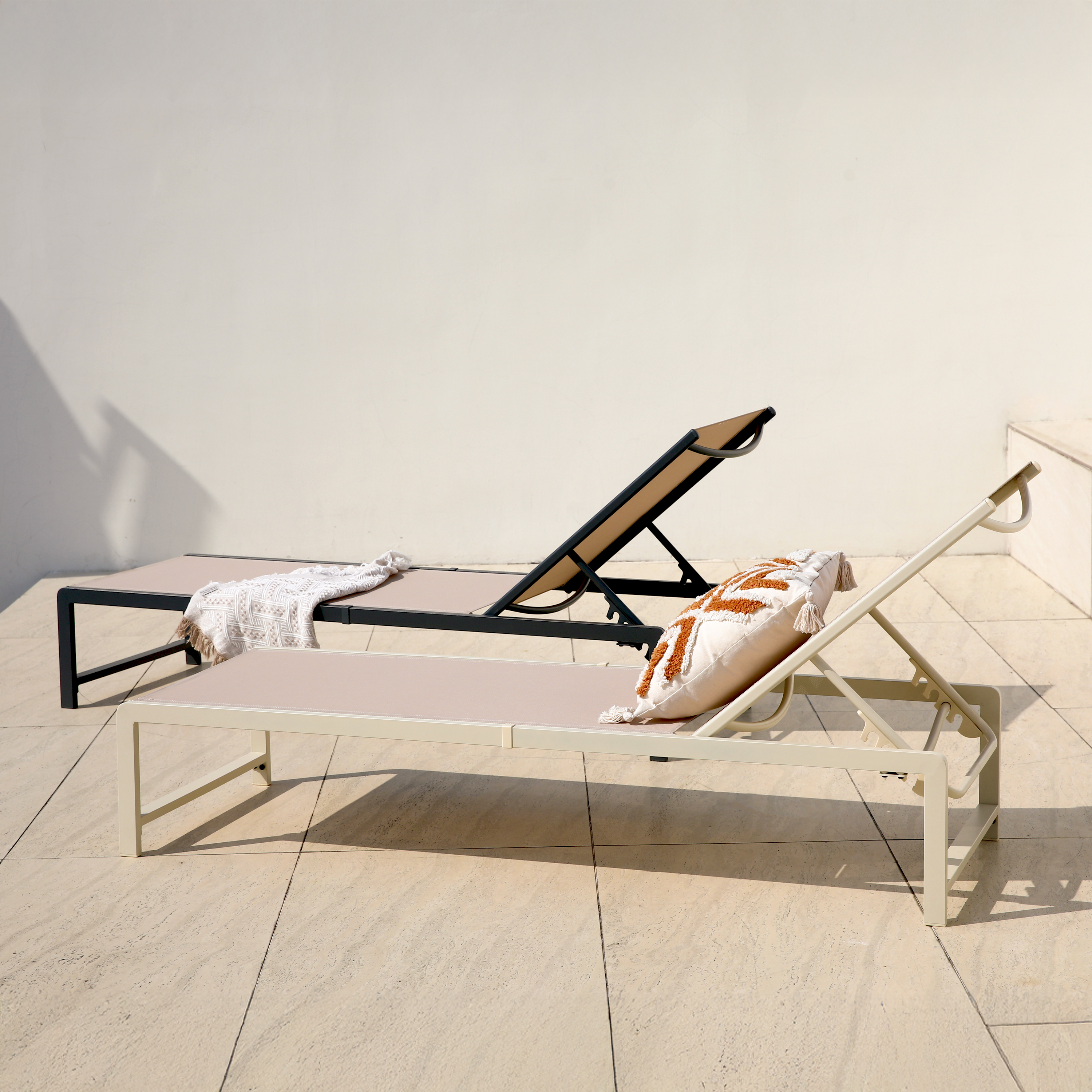 AXI Zane Sunbed Anthracite/Brown