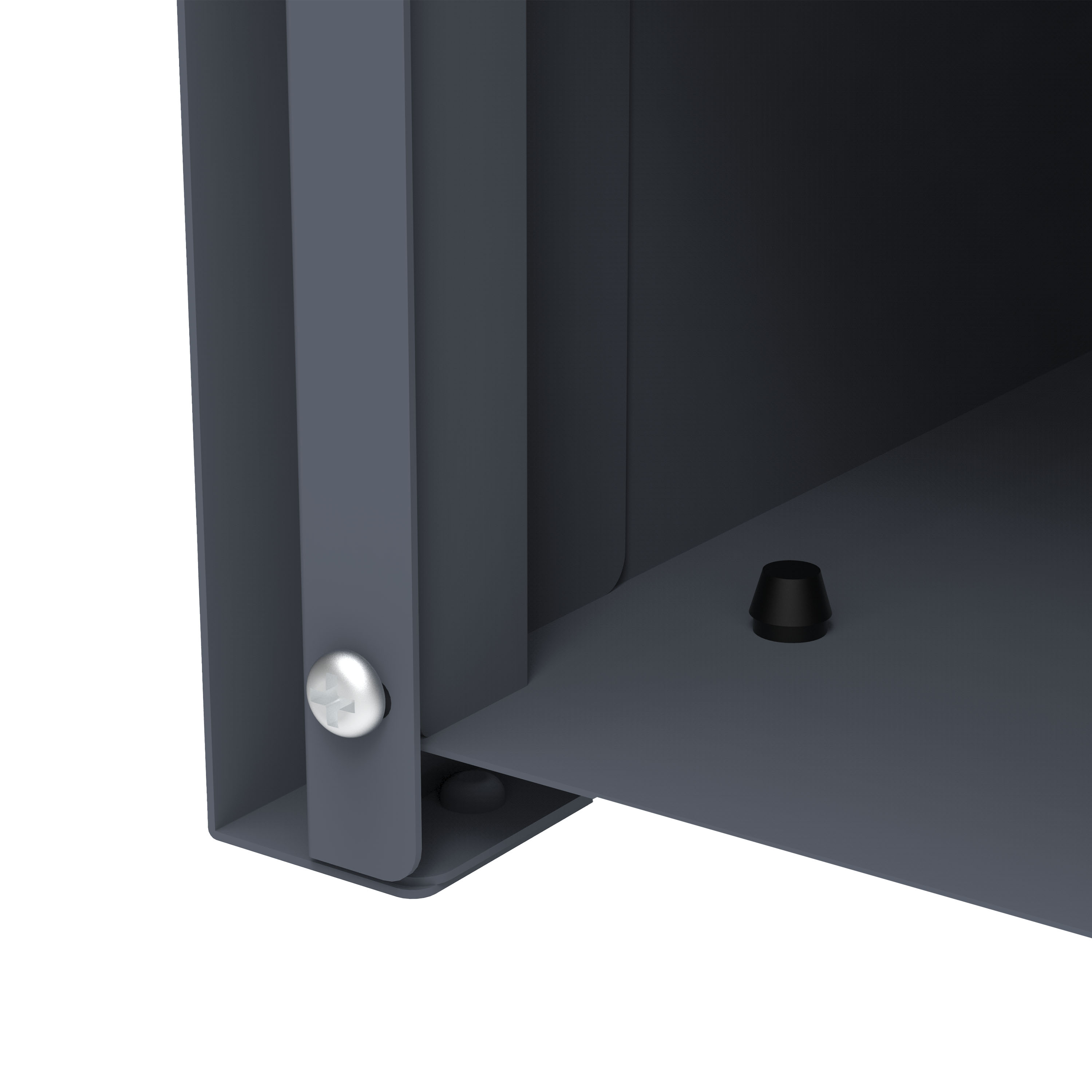 AXI Jake Metal Letterbox Anthracite