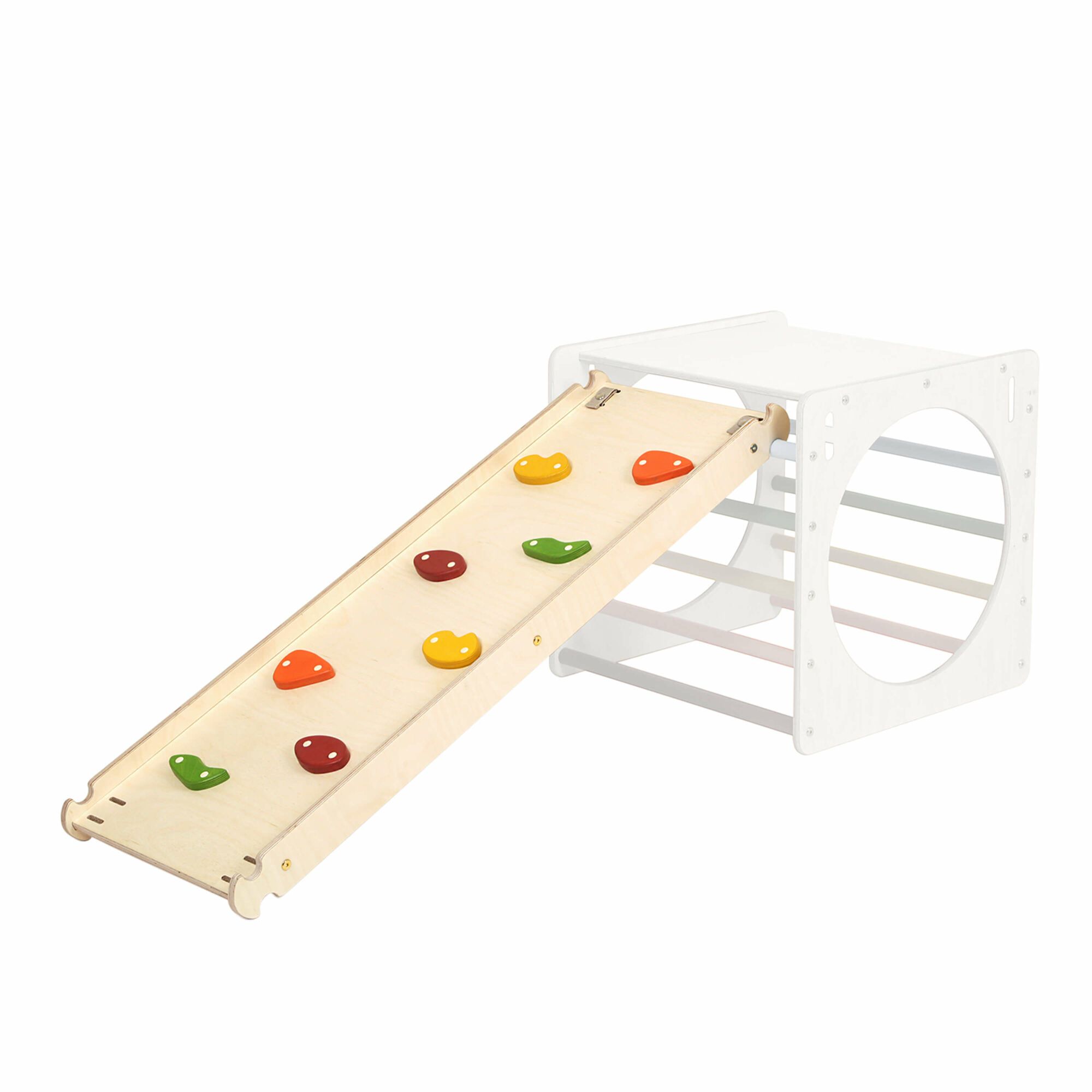 Wooden Climbing Wall Rainbow