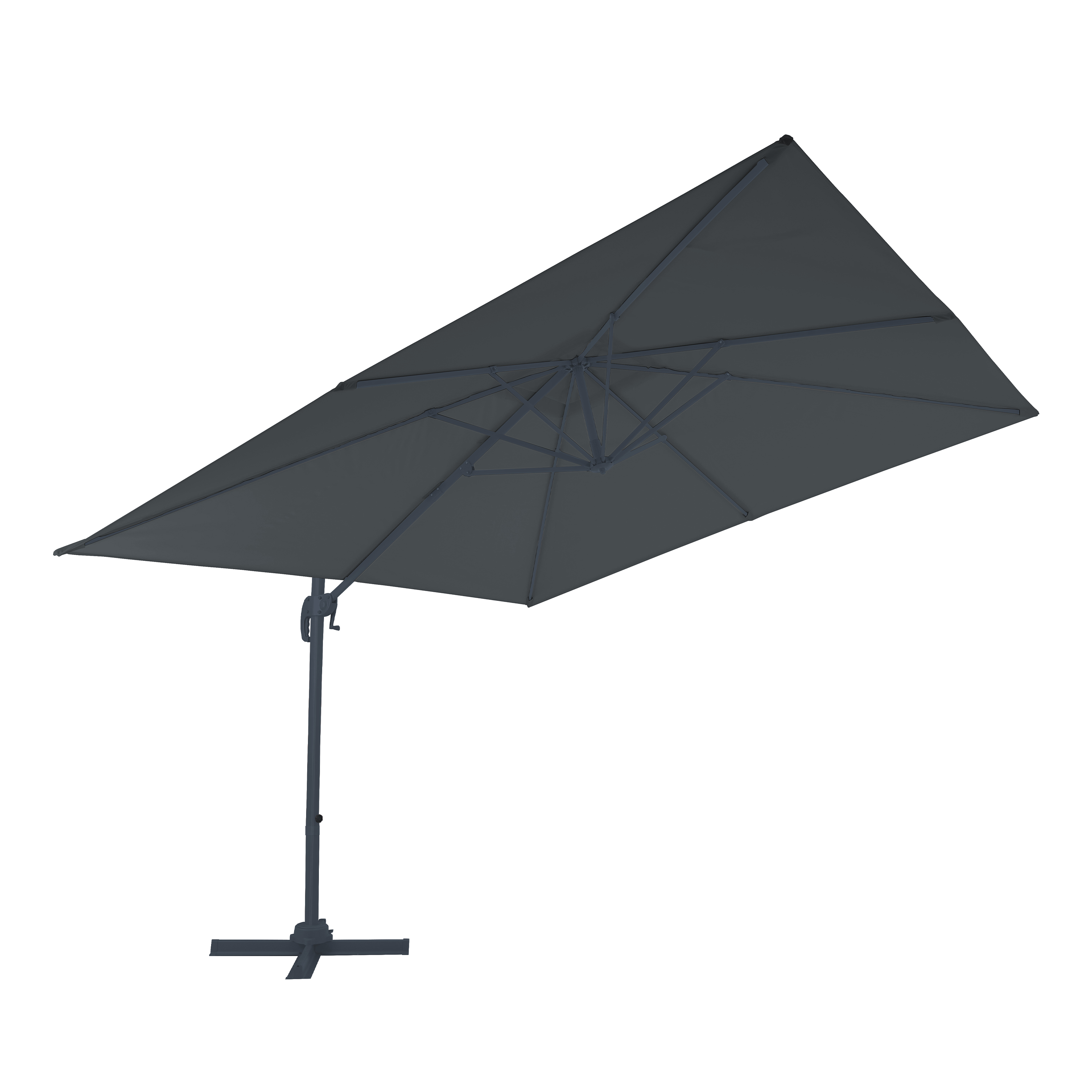 AXI Nima Cantilever Parasol 300x300 cm - Anthracite/Grey