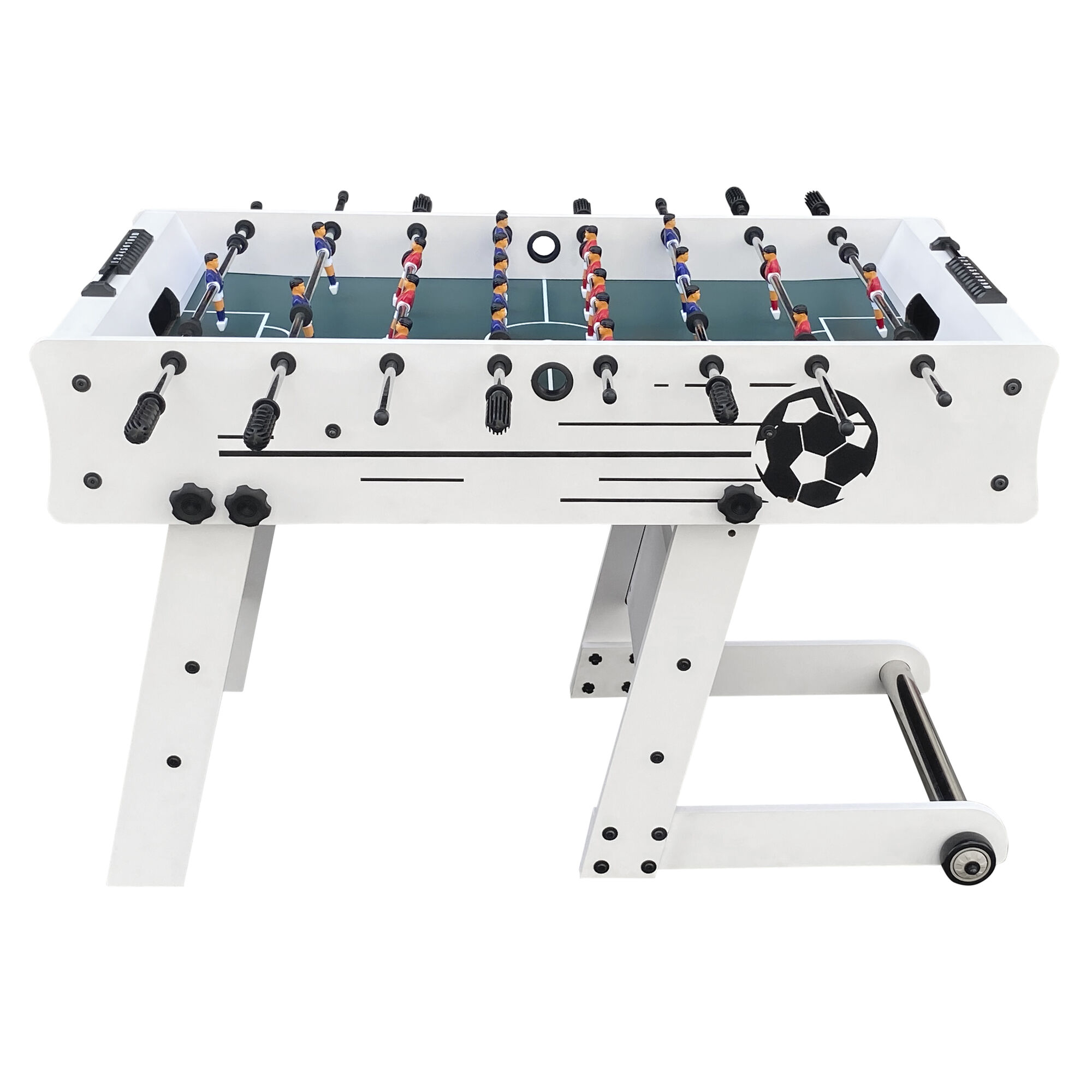 Cougar Scorpion Kick folding Football Table - White