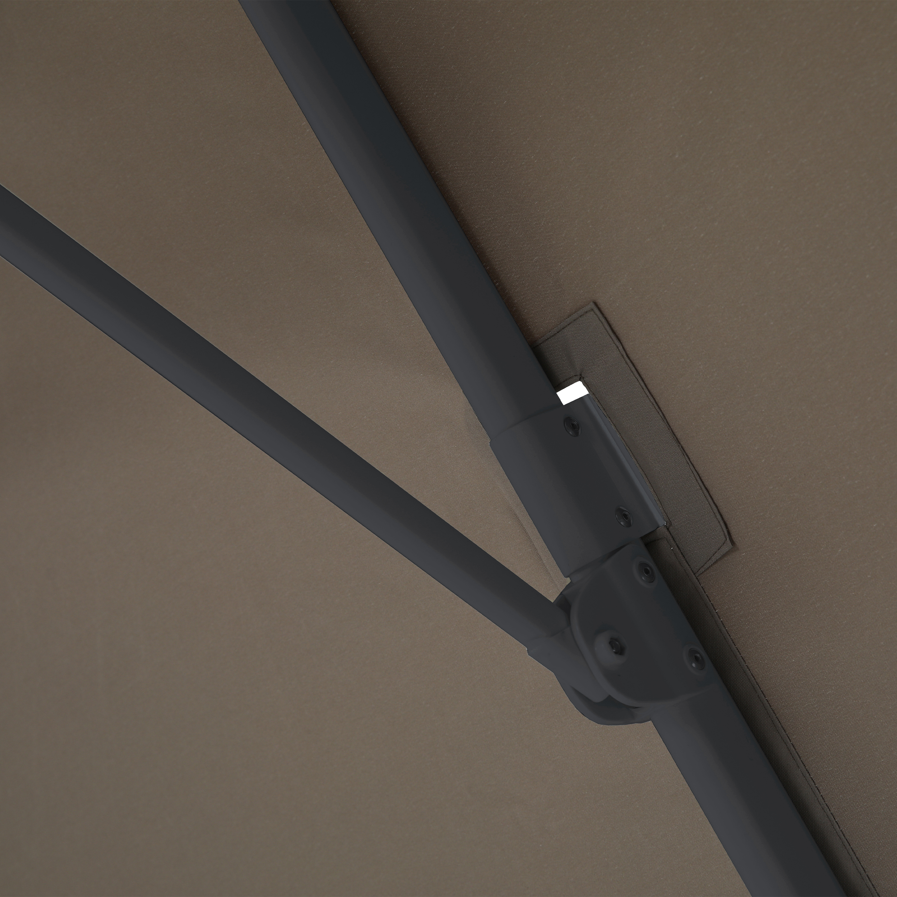 AXI Nima Floating Parasol 300x300 Anthracite/Taupe 