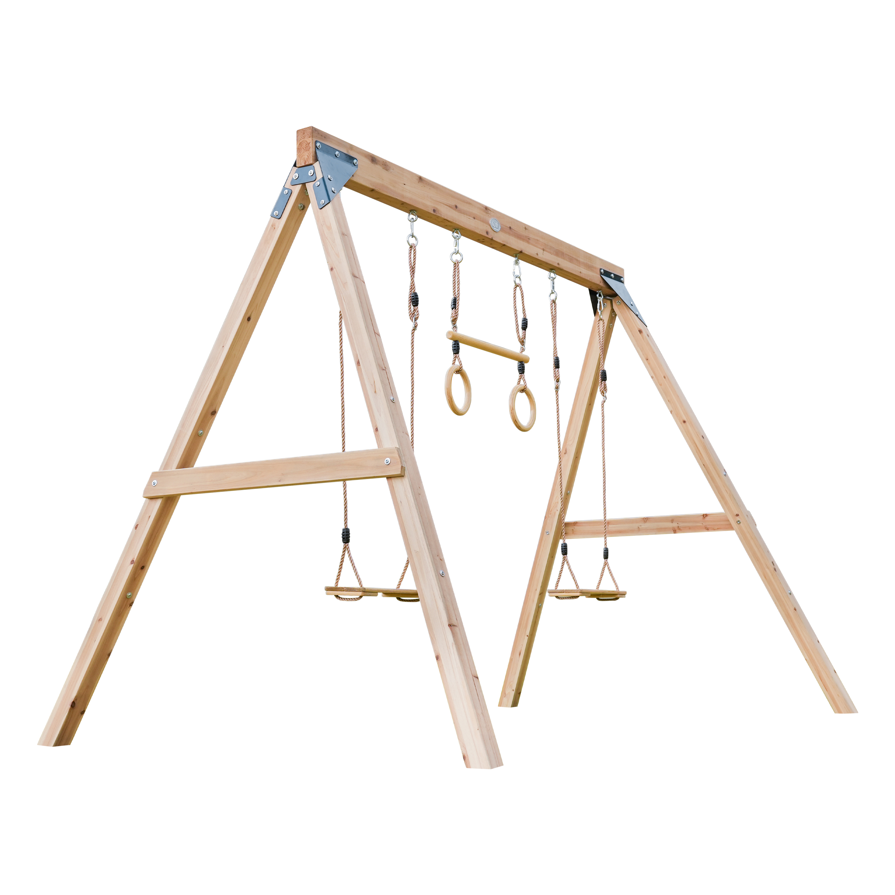 AXI Maya Double Swing Set with Trapeze