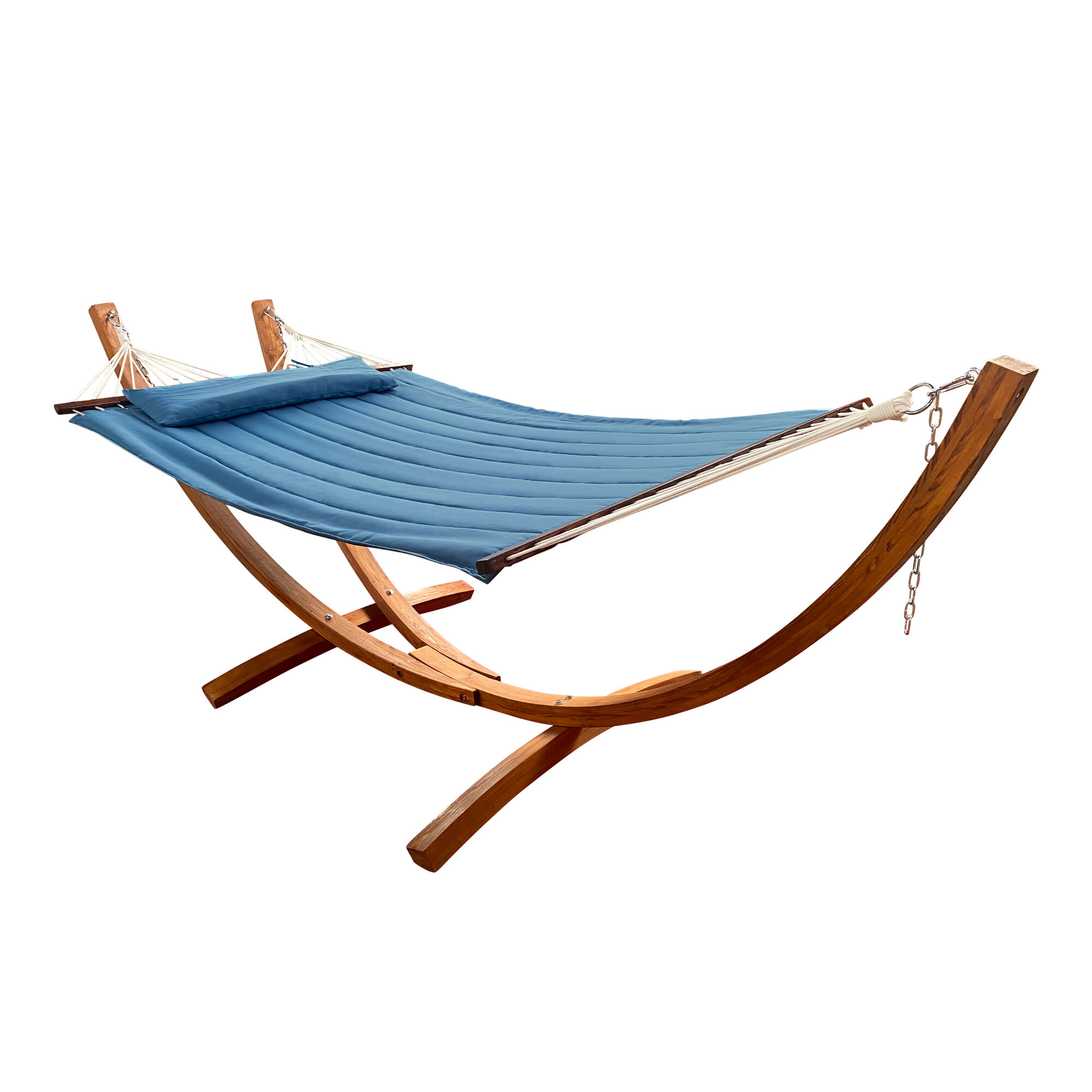 AXI Hawaii Hangmat set - Blauwe hangmat met houten frame