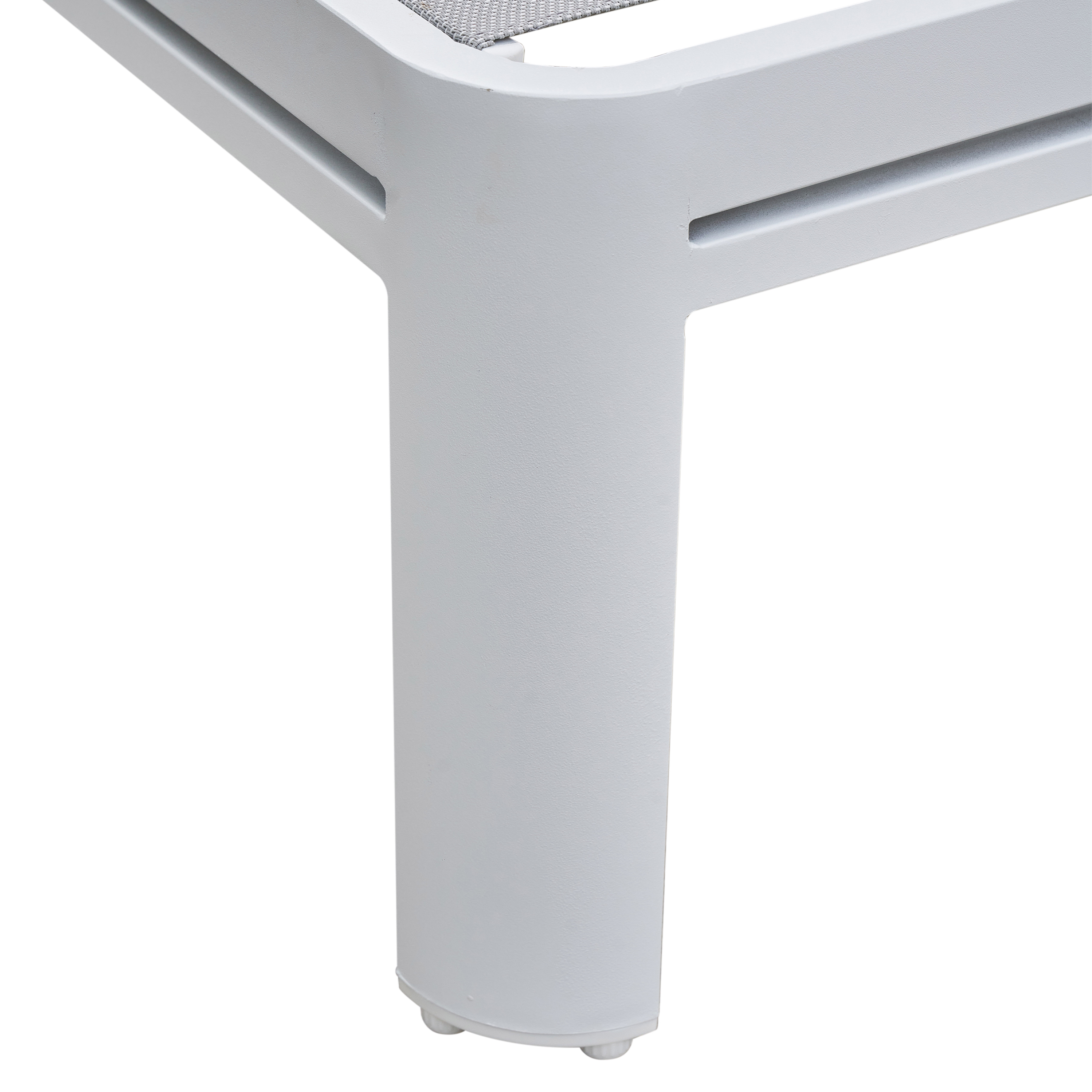 AXI Kira Sunbed with table - White/Grey