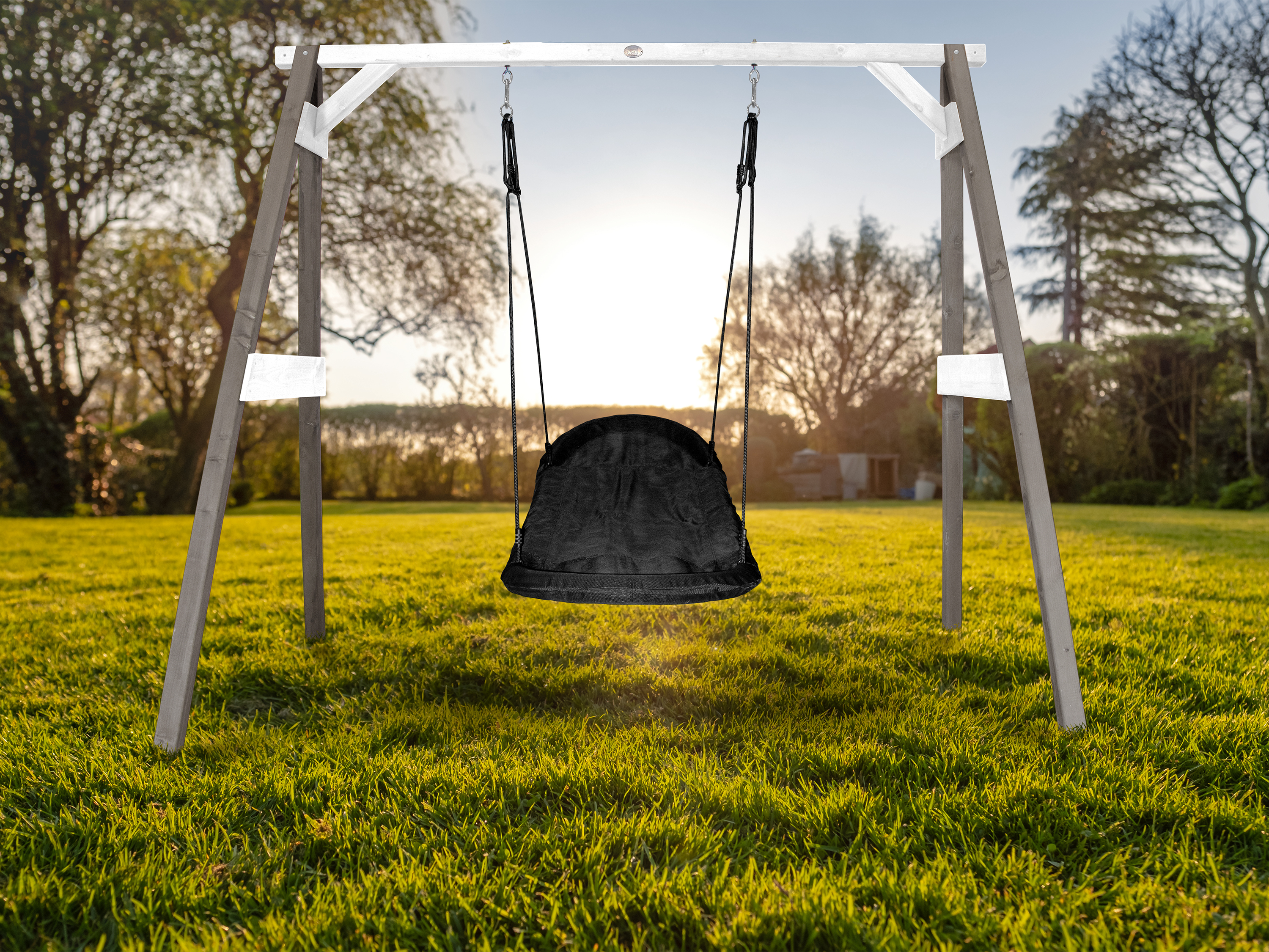 AXI Roxy Nest Swing Set - Grey/White