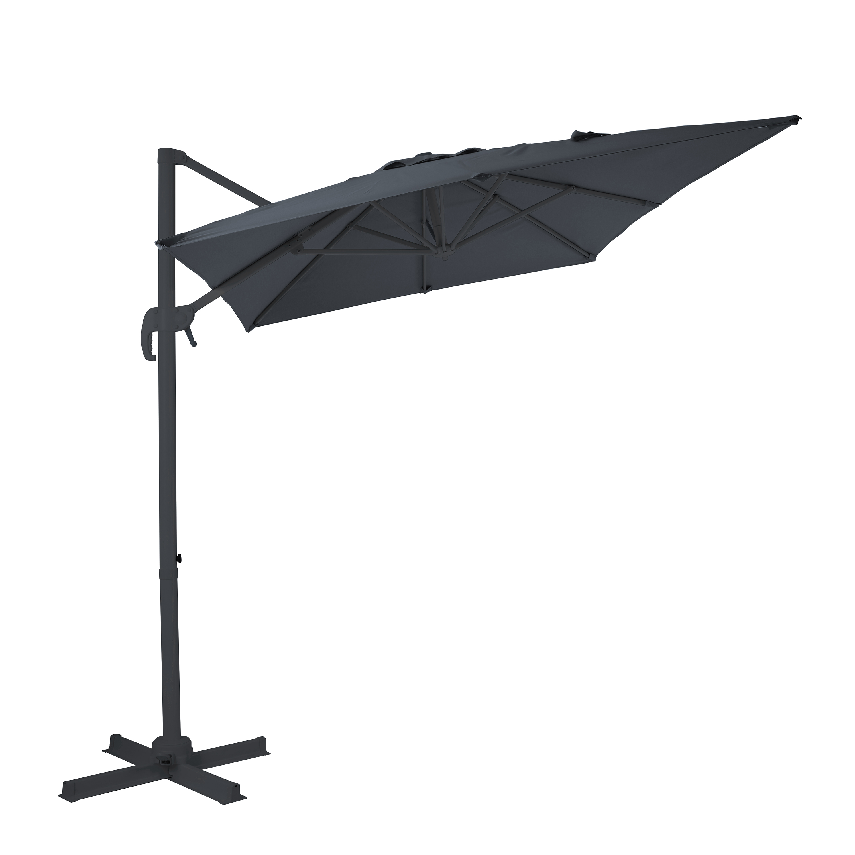 AXI Coco Cantilever Parasol 200x300cm - Grey/Grey