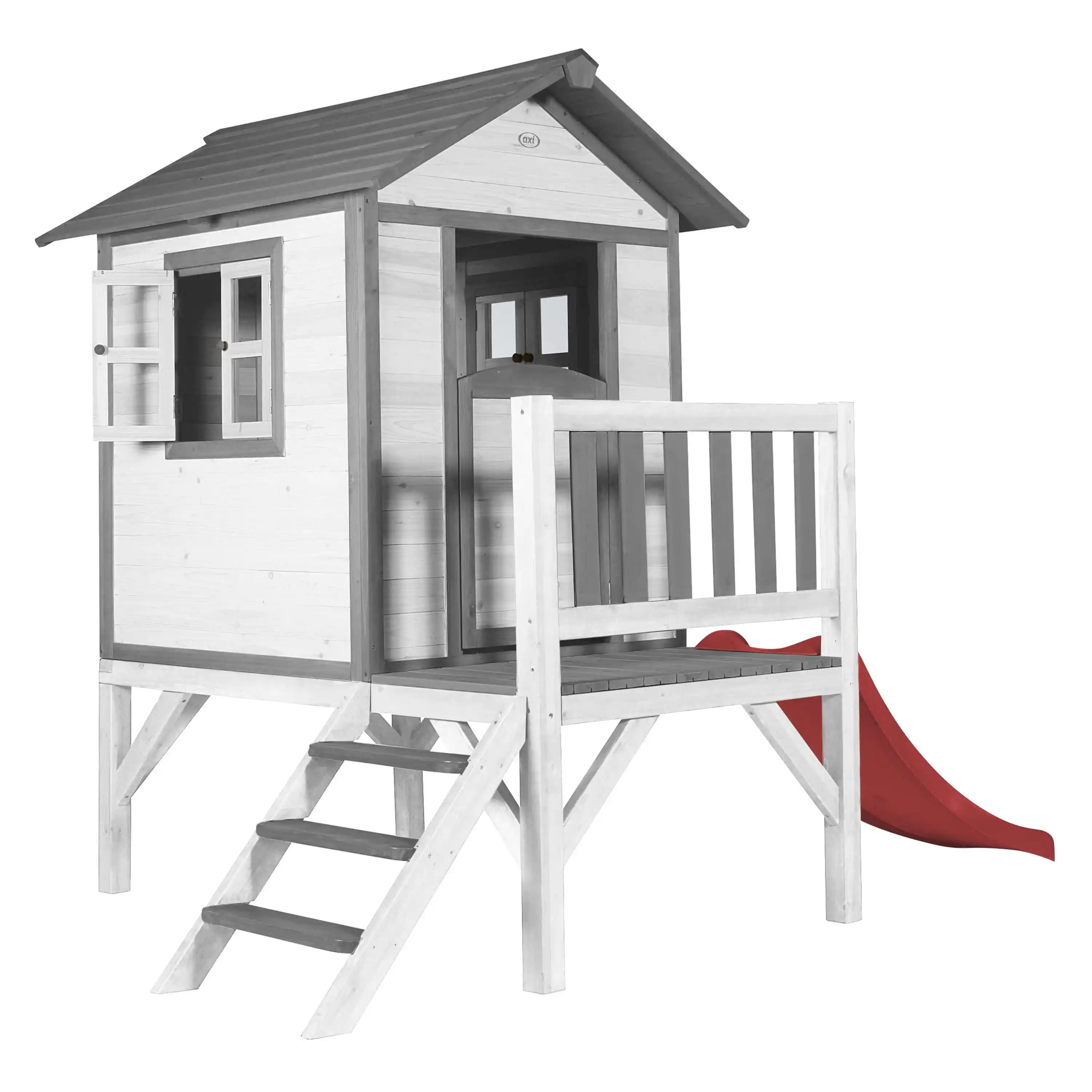 AXI Lodge XL Playhouse Classic - Red Slide