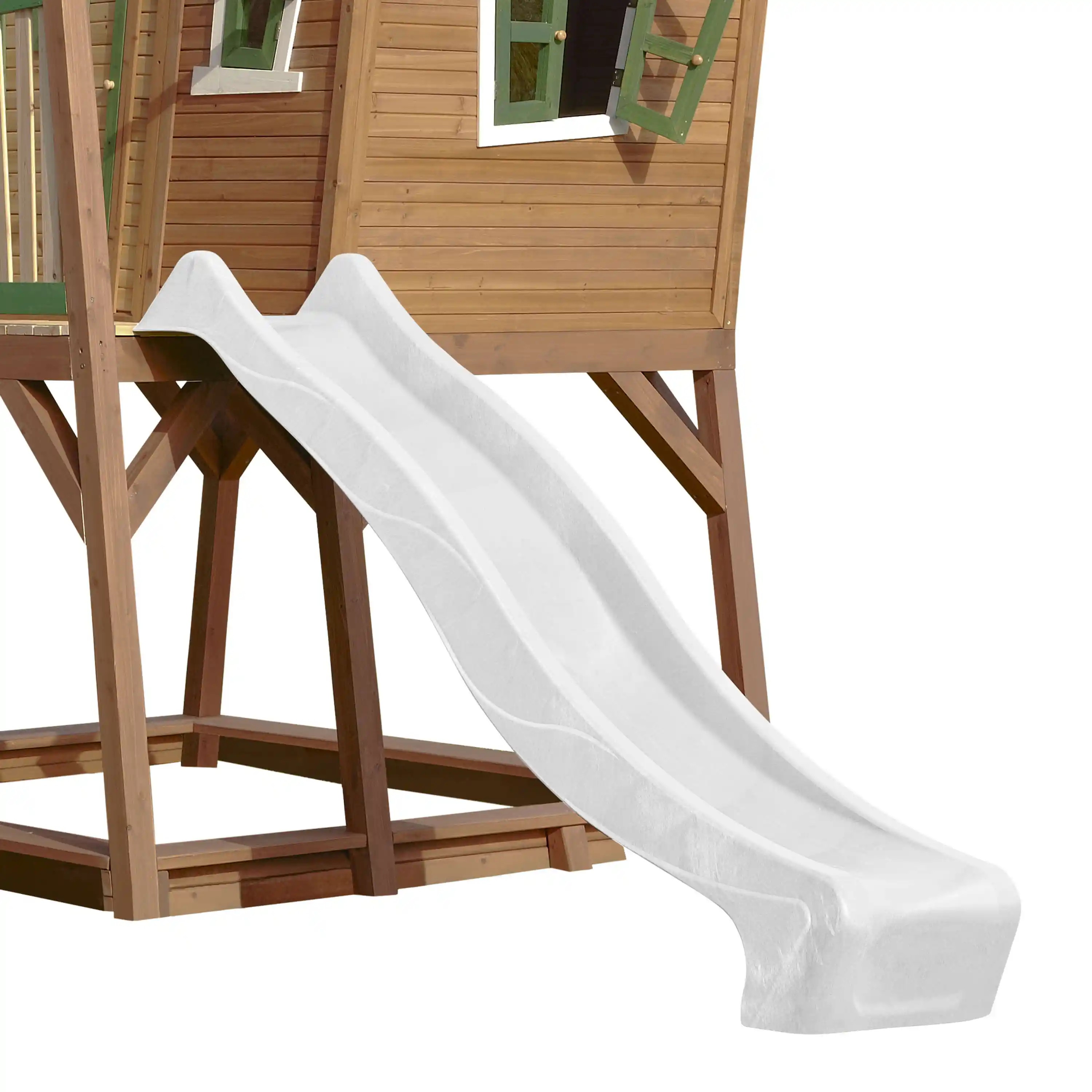 AXI Max Playhouse Brown/Green - White Slide