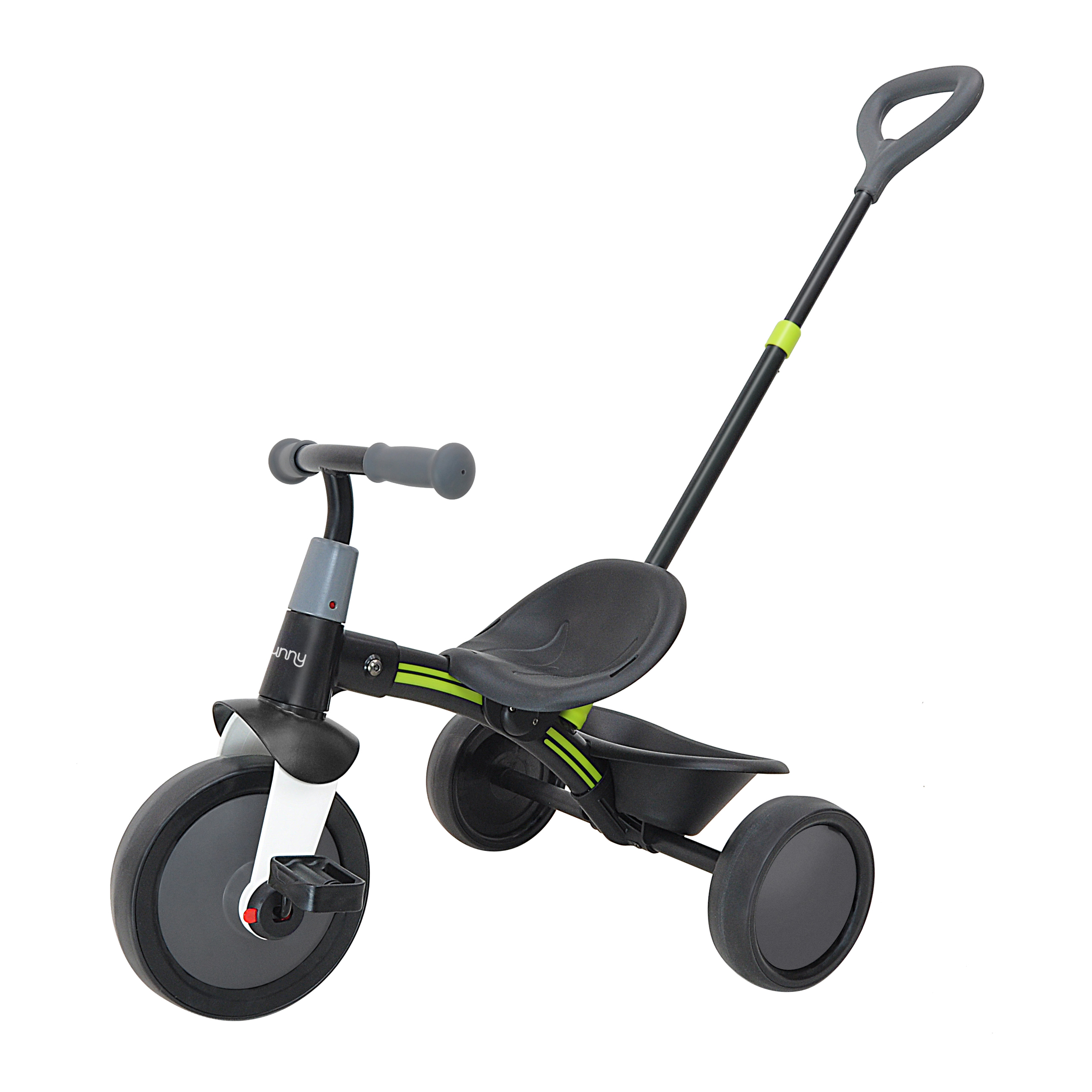 Sunny Tricycle with Removable Pushbar - Black