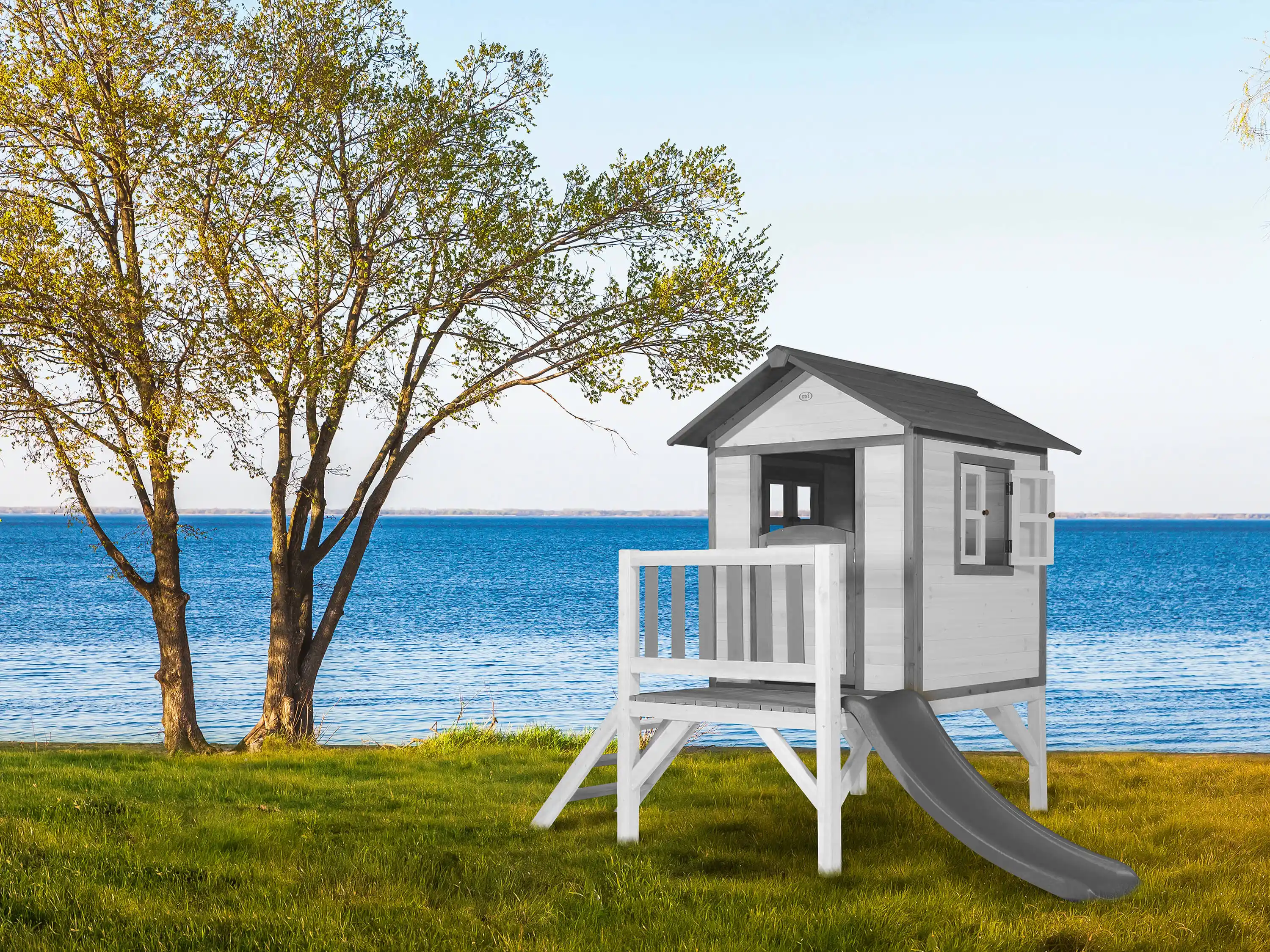 AXI Lodge XL Playhouse Classic - Grey Slide