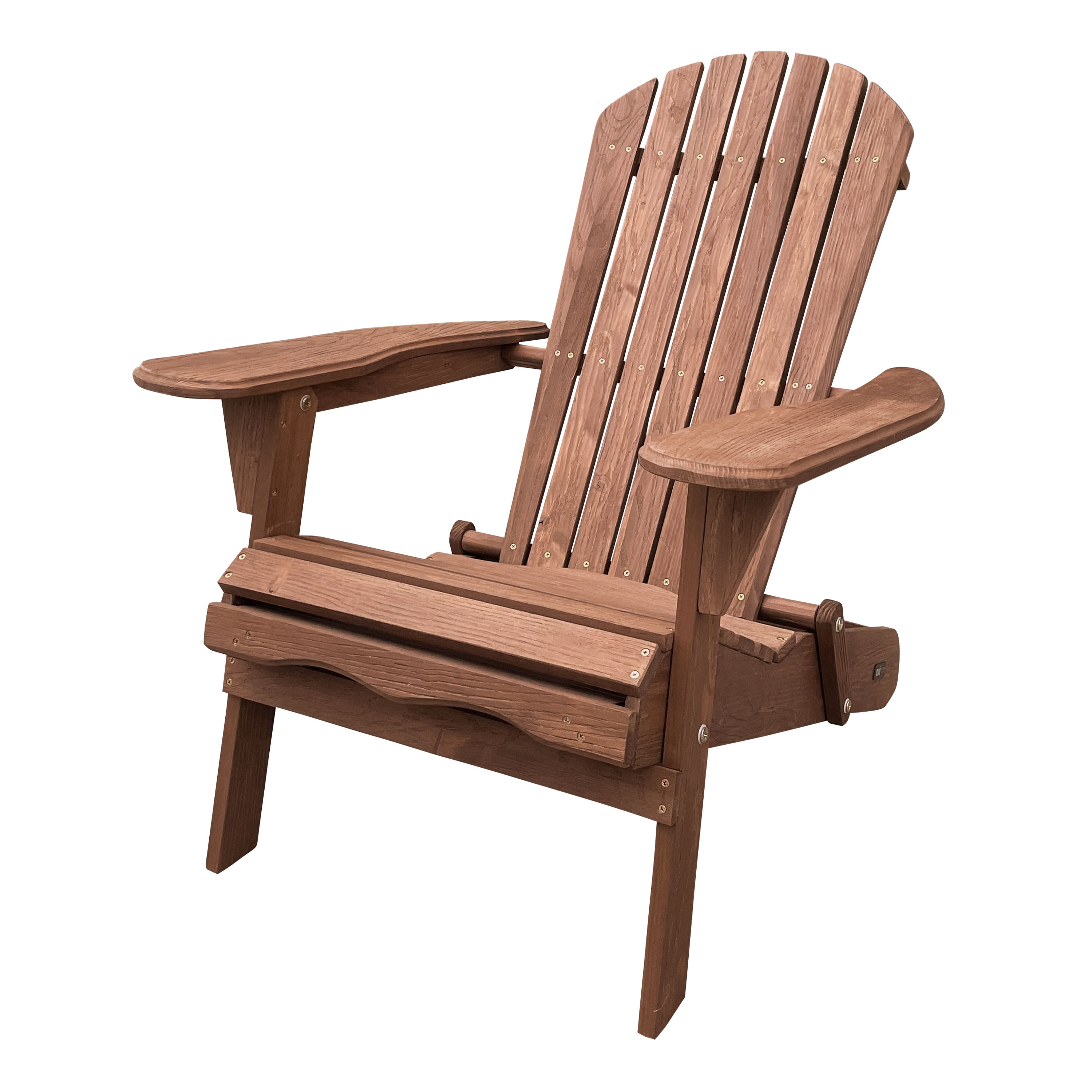 AXI Rosalie Folding Adirondack Chair Coffee Brown