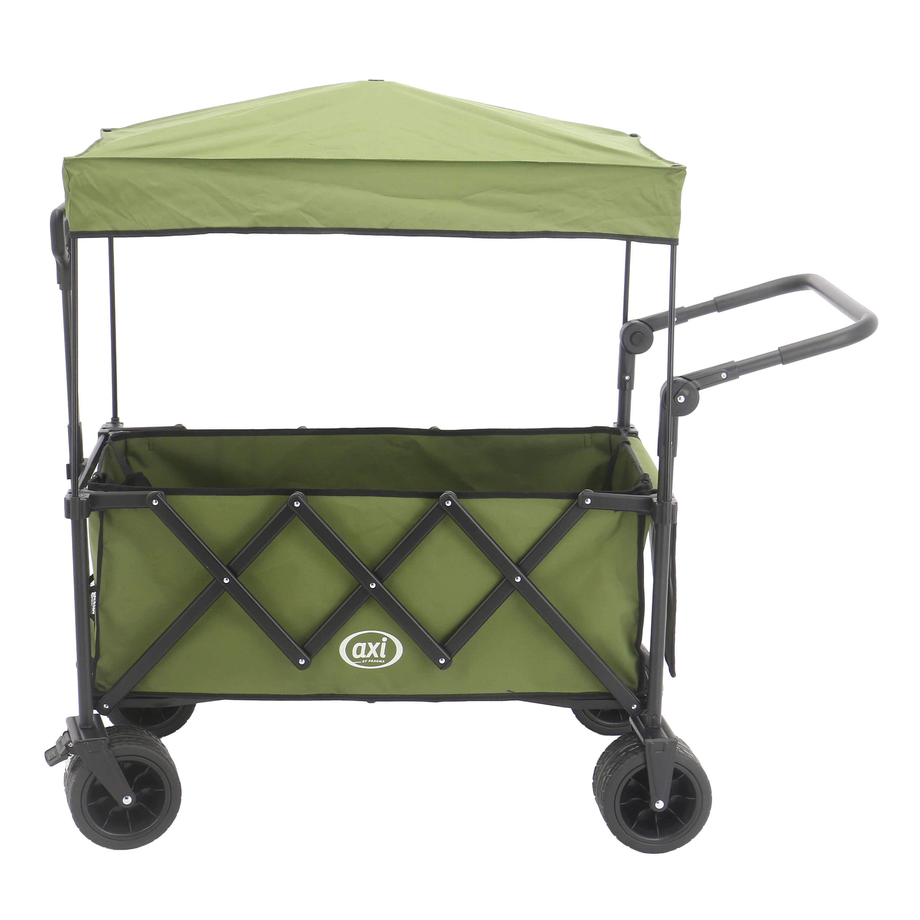 AXI SB221 Foldable Beach Wagon with roof - Green