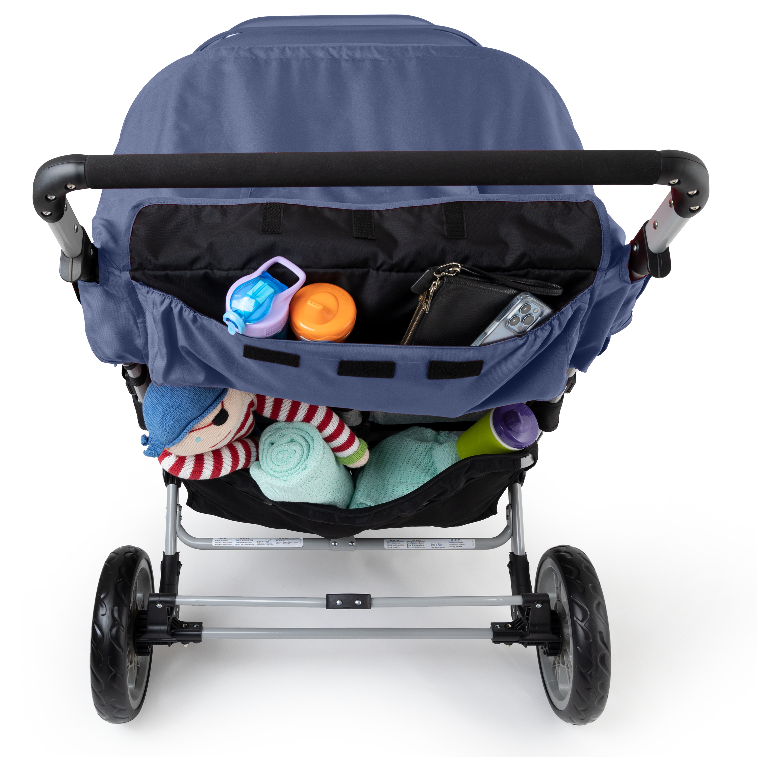 Gaggle Jamboree Folding Stroller for 6 children - Blue