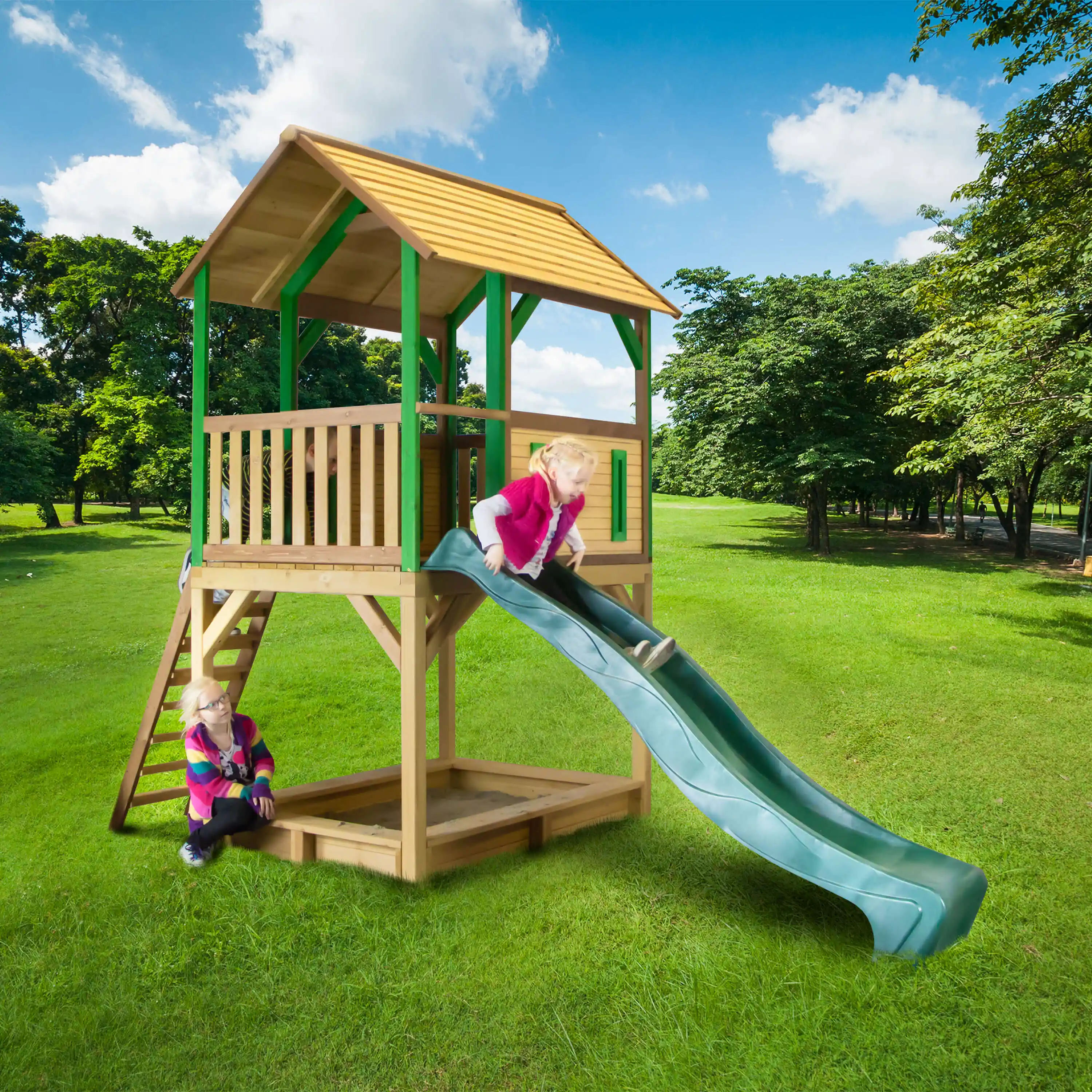 AXI Pumba Play Tower Brown/Green