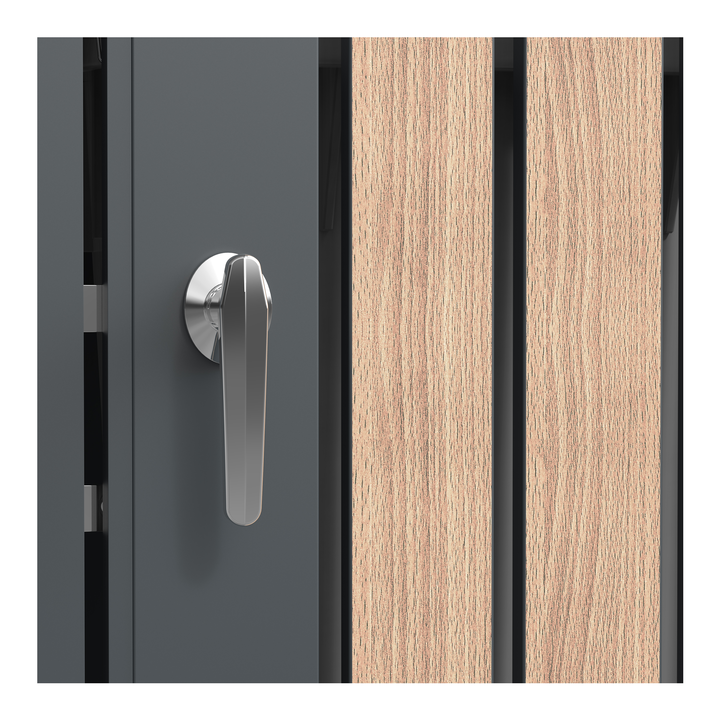 AXI Leon Metal Garbage Bin Shed with Planter - 1 Garbage Bin