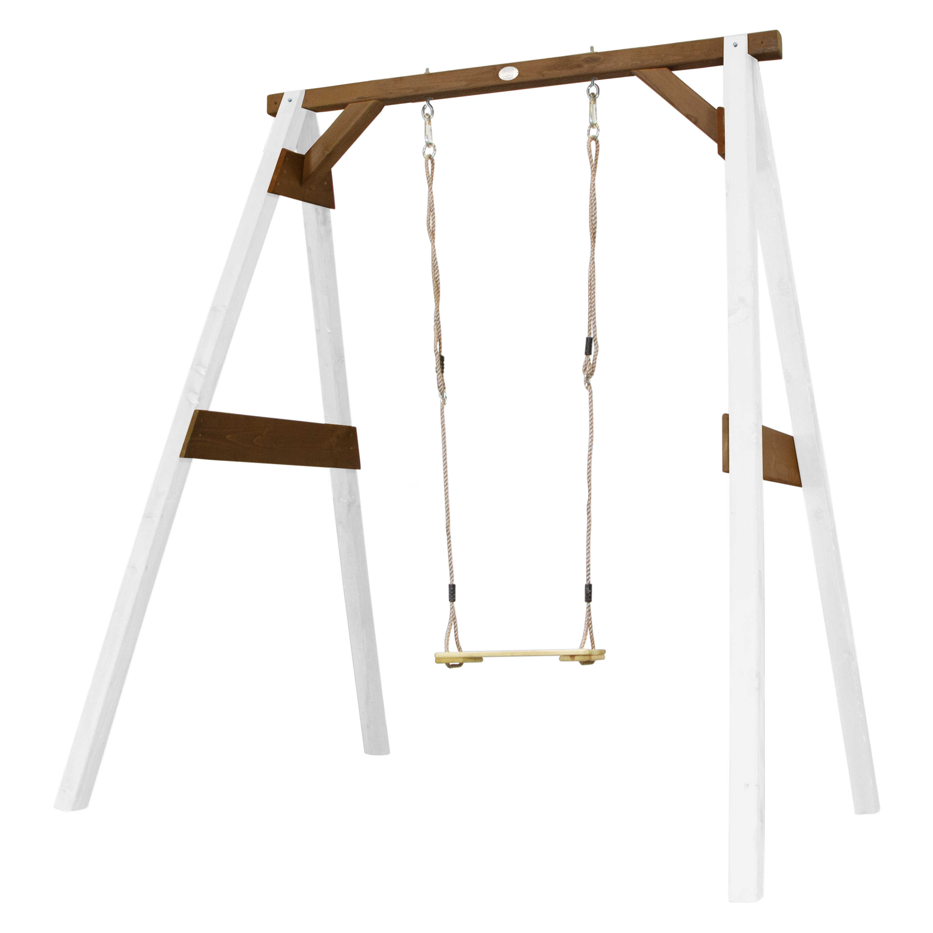 AXI Single Swing Set - White/Brown