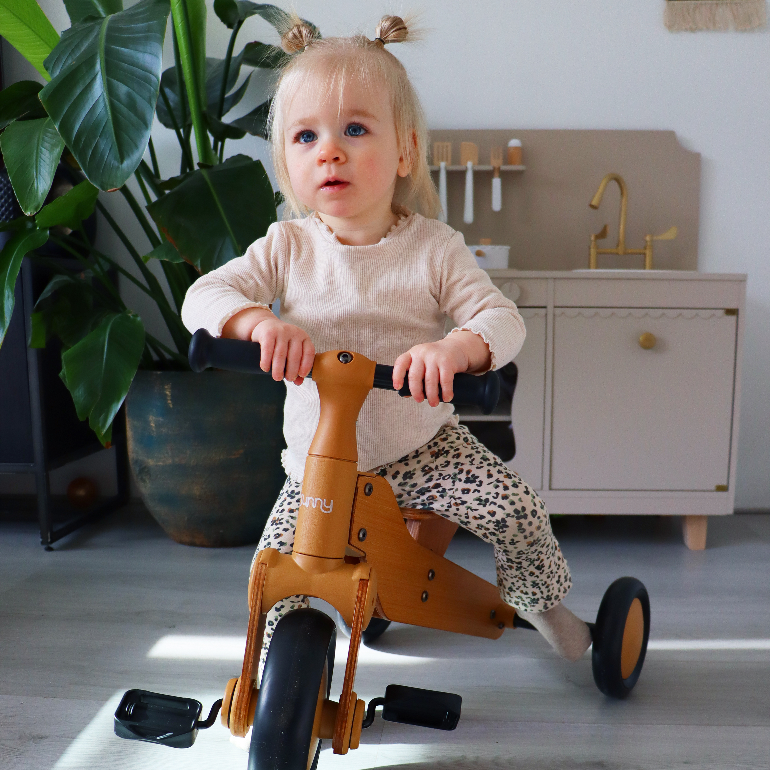 Sunny Walker 2-in-1 Wooden Balance Bike 1000