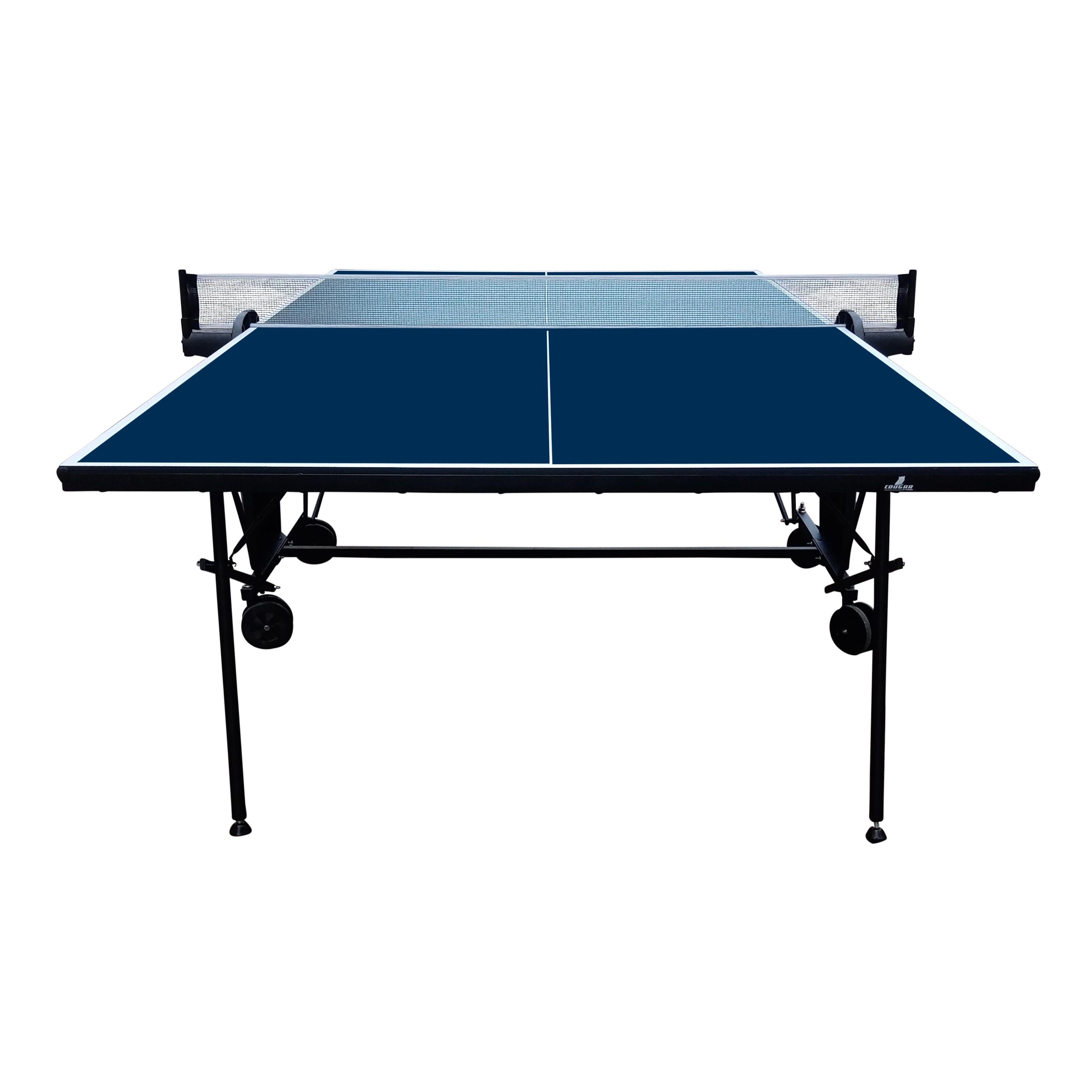 Cougar Table Tennis Table Deluxe 2800 Indoor - Blue