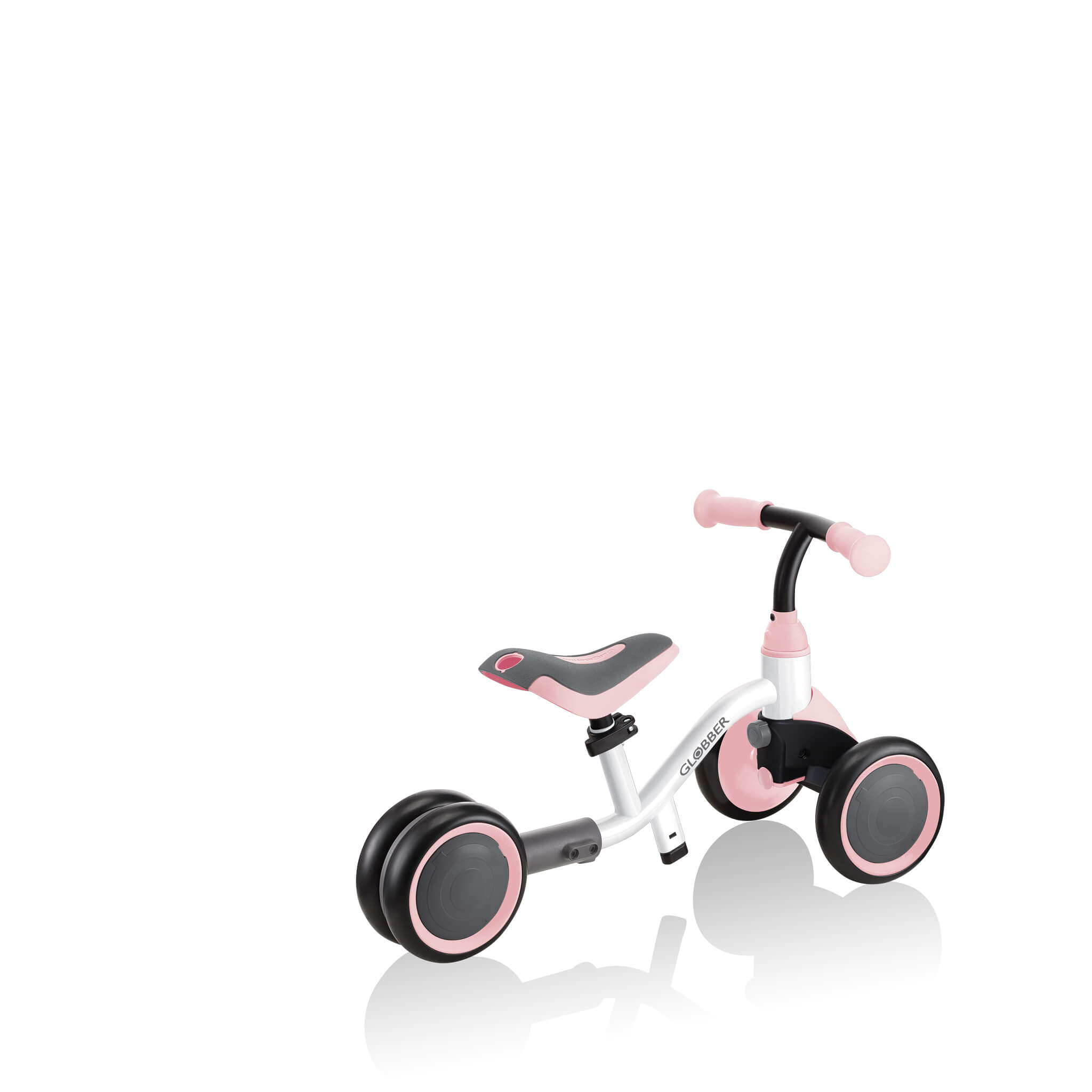 Globber Learning Bike 3-in-1 - White/Pastel Pink