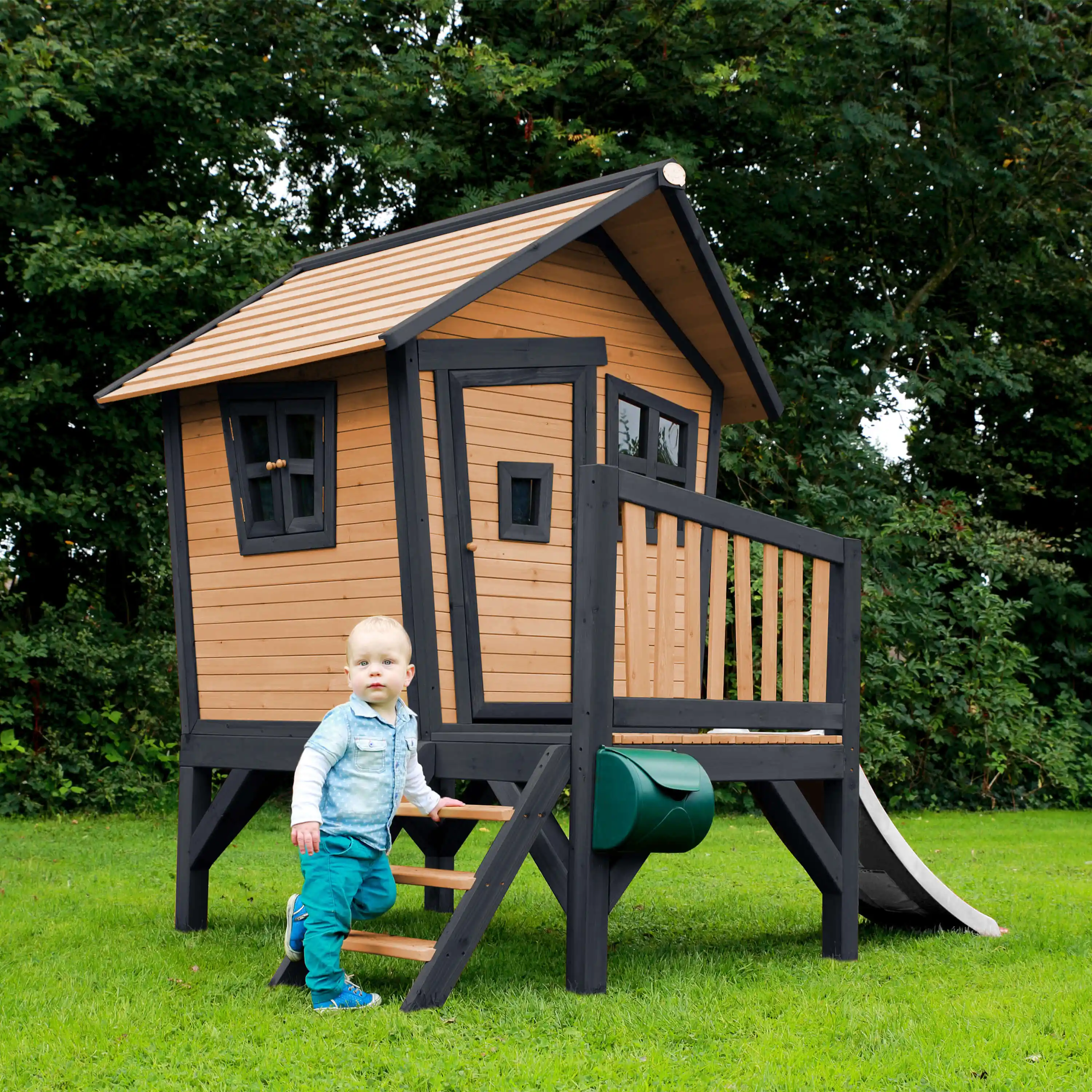 AXI Robin Playhouse Brown/Anthracite - White Slide