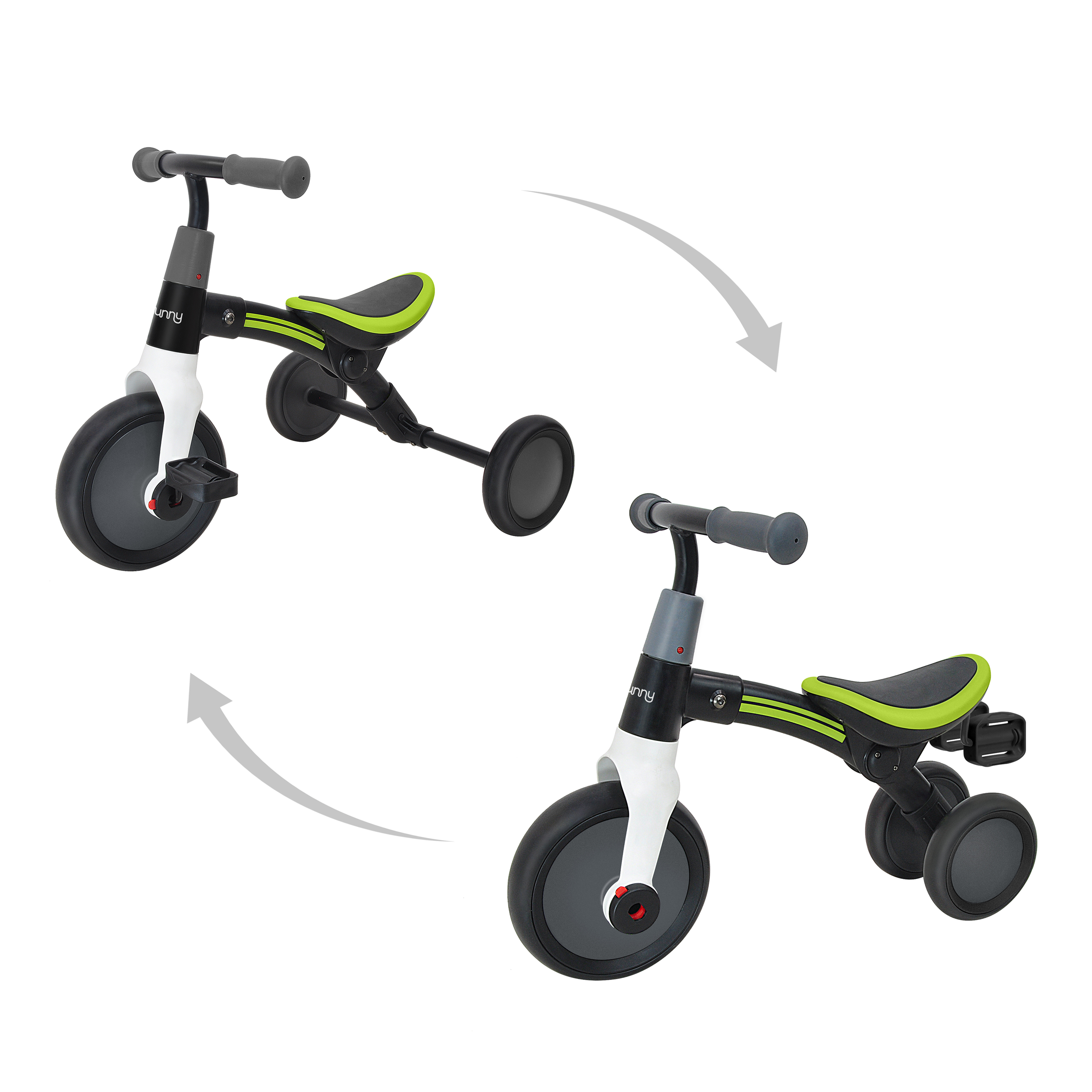 Sunny Walker 2-in-1 Balance Bike 2000 Powder-coated Steel