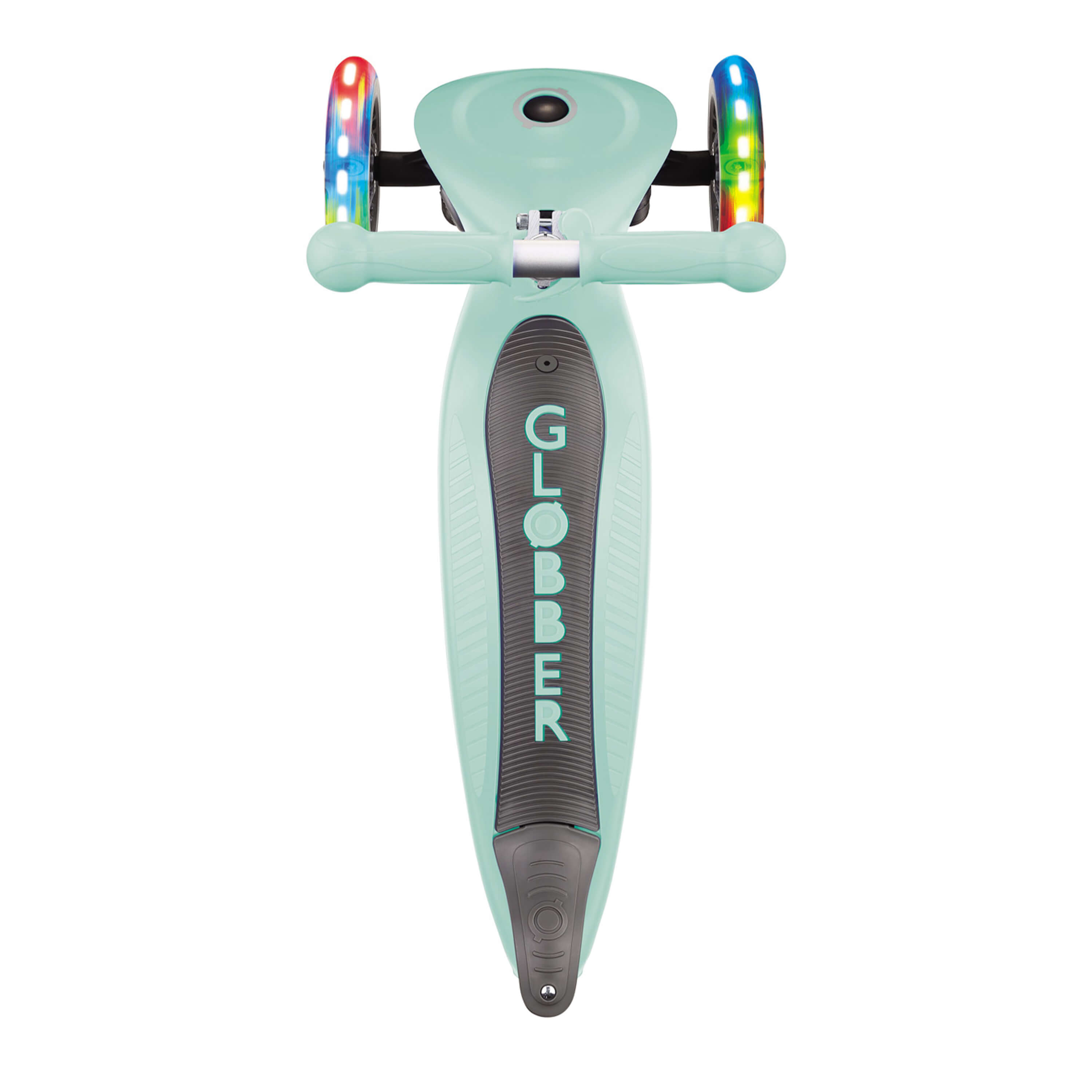 Globber Go up Foldable Plus Lights 3-in-1 Scooter - Pastel Mint