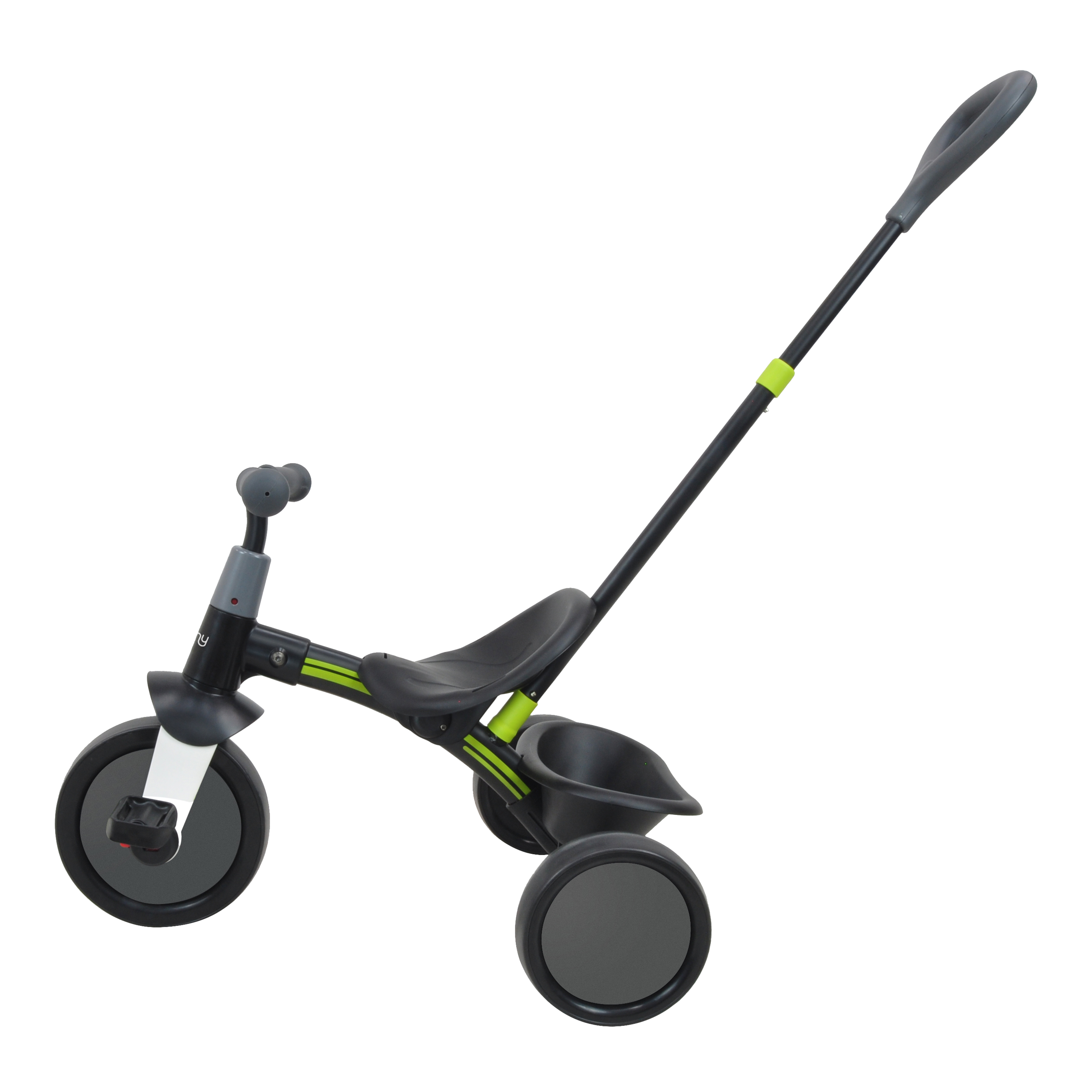 Sunny Tricycle with Removable Pushbar - Black